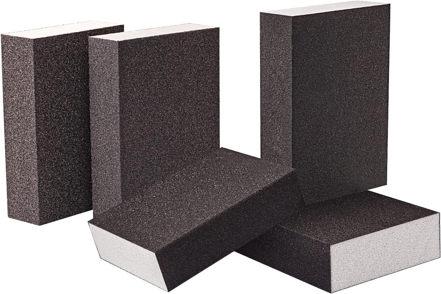 Sanding Sponge Blocks 5 Pack Wet Dry DualUse,Sanding Blocks Use