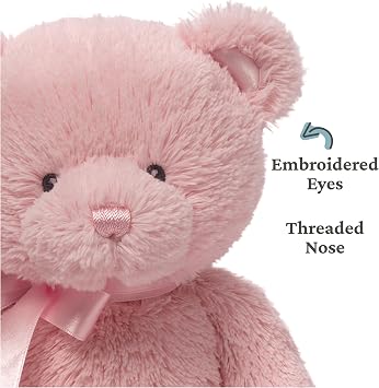 GUND My First Teddy Bear 10-Inch Pink Stuffed Animal for Ages 0+