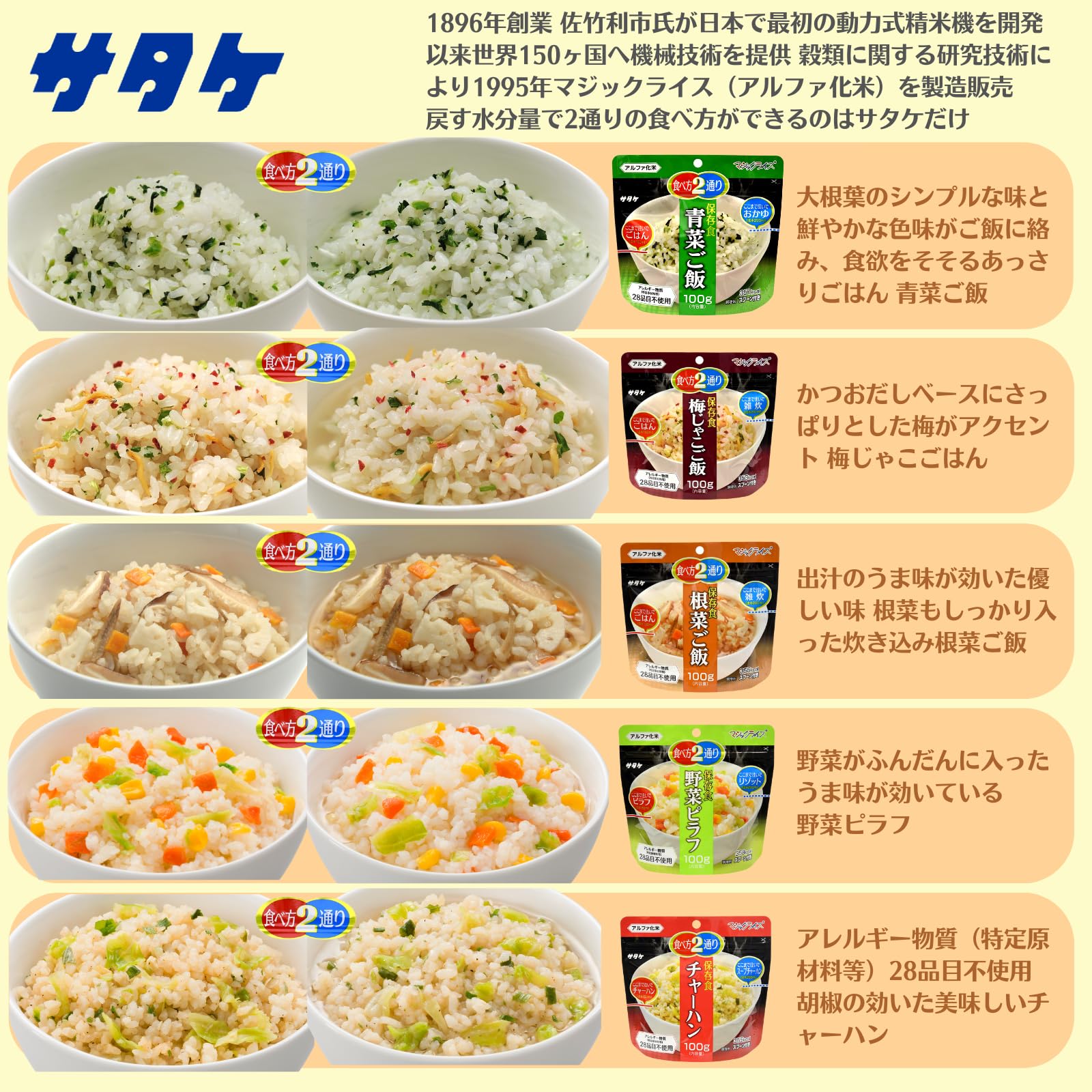 Amazon | アルファ化米3トップメーカーの 美味しいんだョ！全員集合15