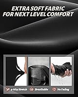 Vista 31 de NexiEpoch - Paquete de 4 leggings suaves para mujer, con bolsillos, control de abdomen y cintura alta, pantalones capri para yoga y ejercicio