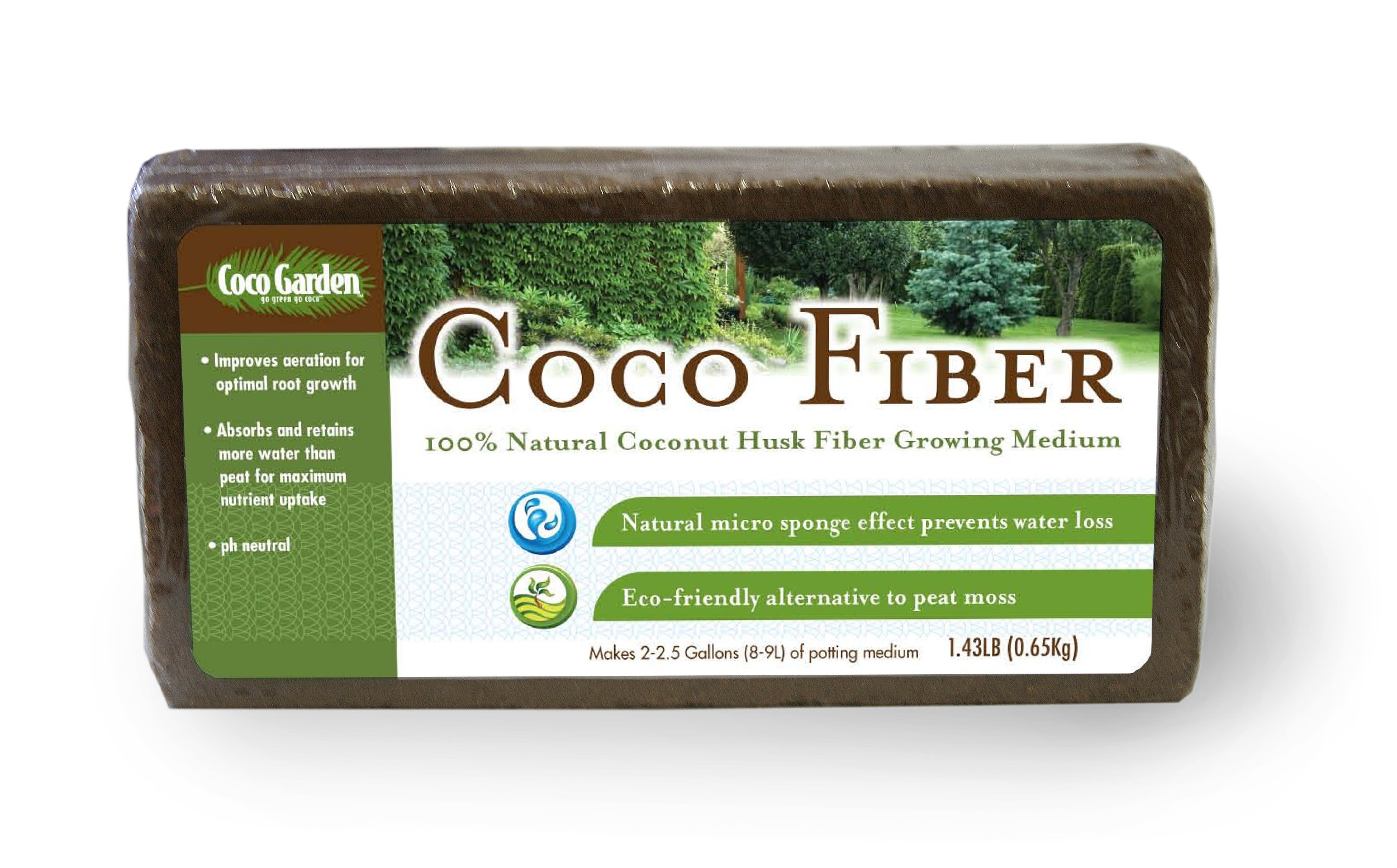 Coco Garden CCF650 650-Gram Compressed Coco Fiber Growing Medium
