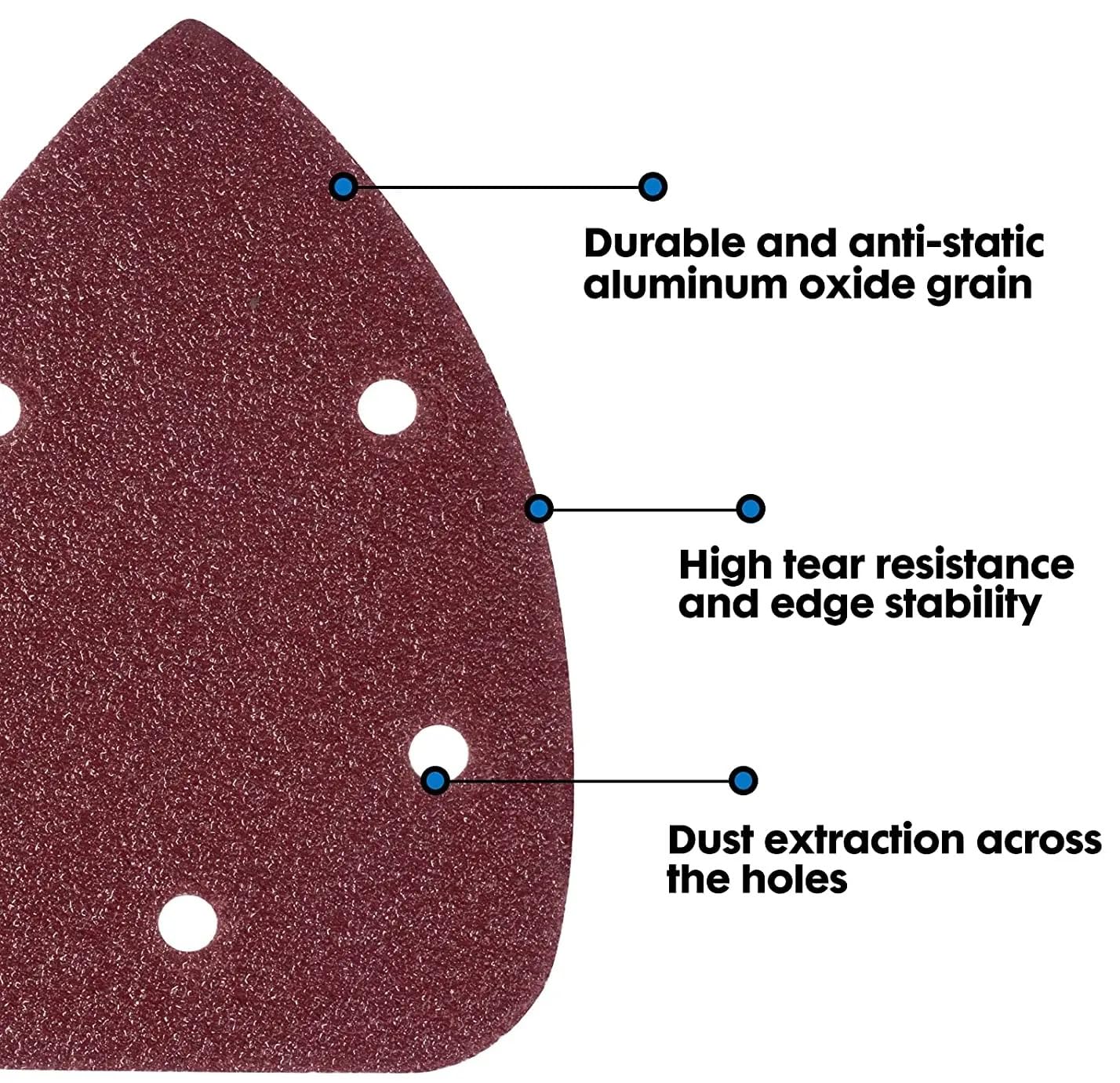 84 PCS Mouse Detail Sander Sandpaper Hook and Loop Dry Sanding Paper Assorted Grits for Woodworking Abrasive Tools