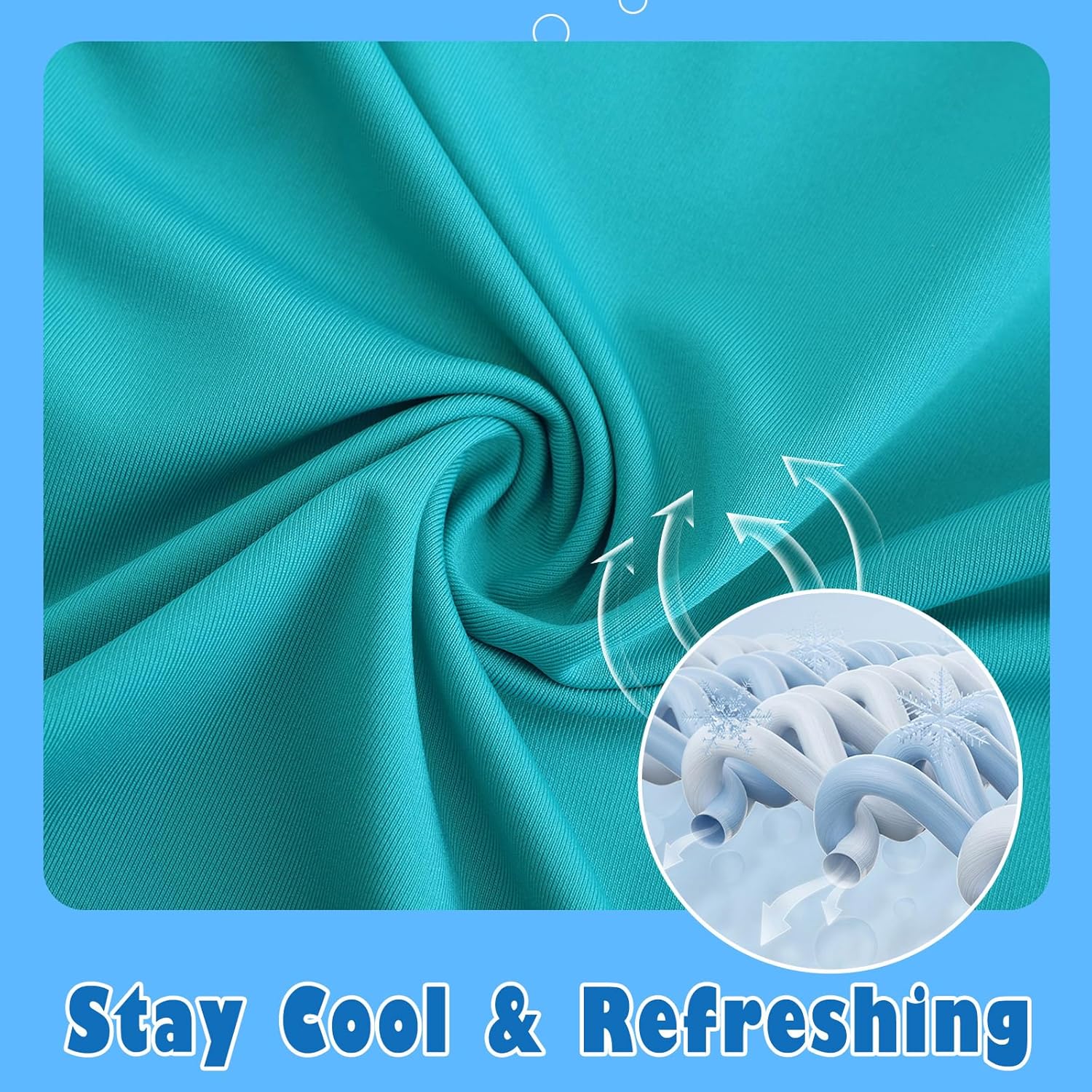 HODOSPORTS Boys UPF 50+ Rash Guard Swim Shirts Short Long Sleeve Quick Dry UV Protection Sun Shirt - Image 5