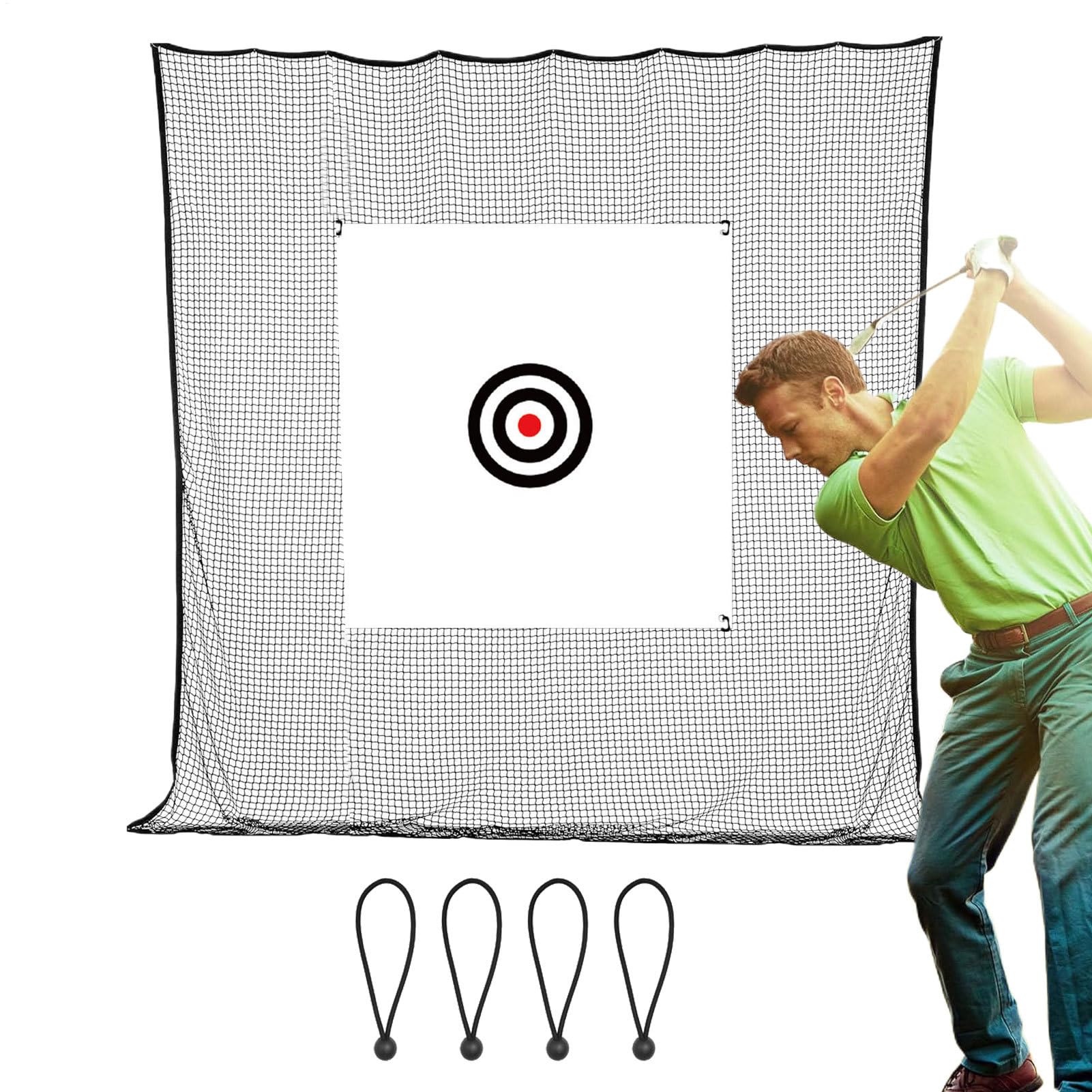 Accessoire d'entraînement multifonction de golf intérieur et extérieur - 8