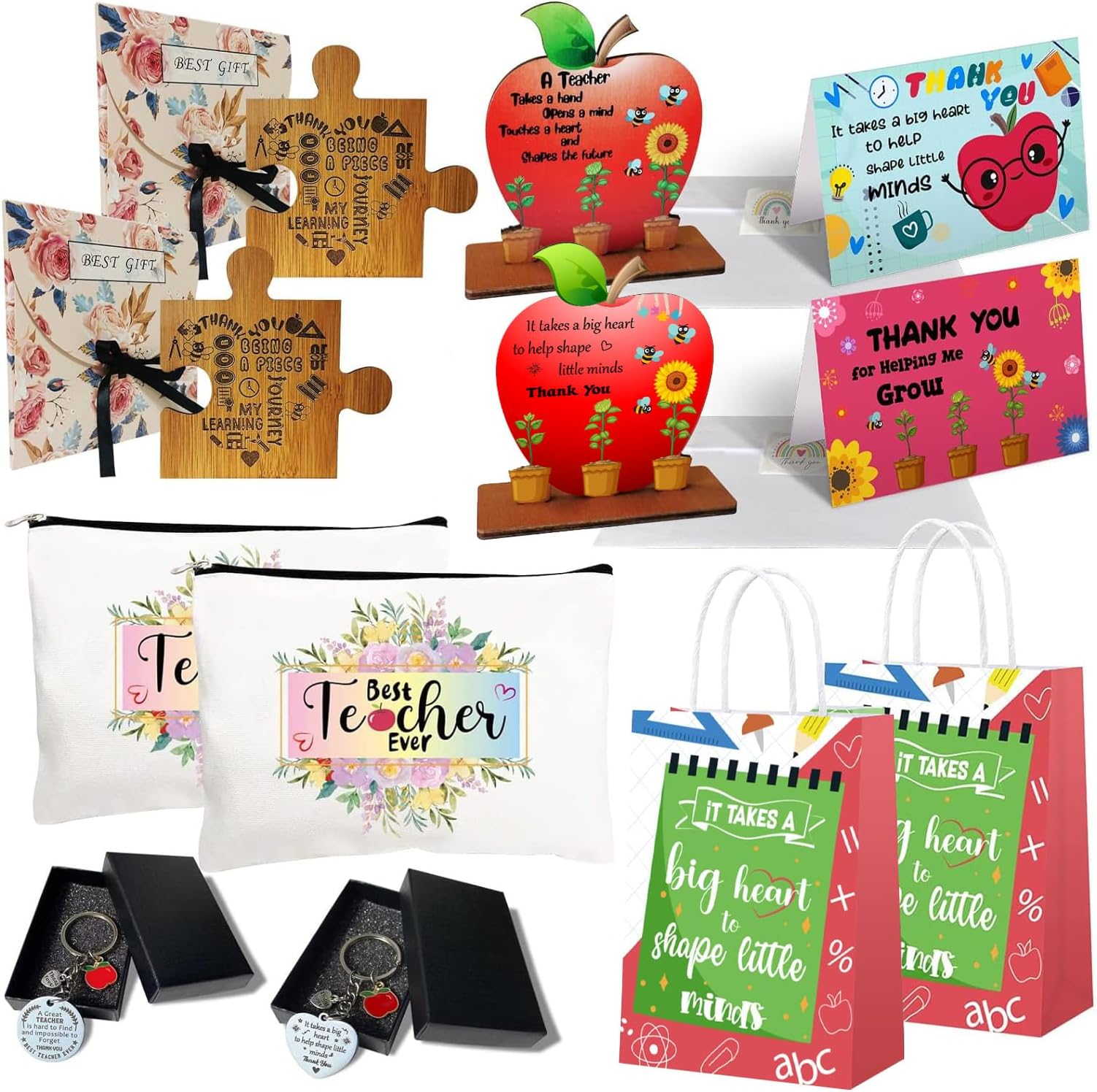 Teacher Appreciation Gifts in Bulk, Best Teacher Gifts for Women, Thank You Teachers Stuff Gifts Basket, Teacher of The Year Gifts from Student, Funny Unique Special Teacher Presents
