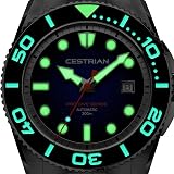 Cestrian Pro Dive 42mm Automatic Men’s Watch – White Dial, 316L Stainless Steel Case & Bracelet, 300m Water Resistant - 7