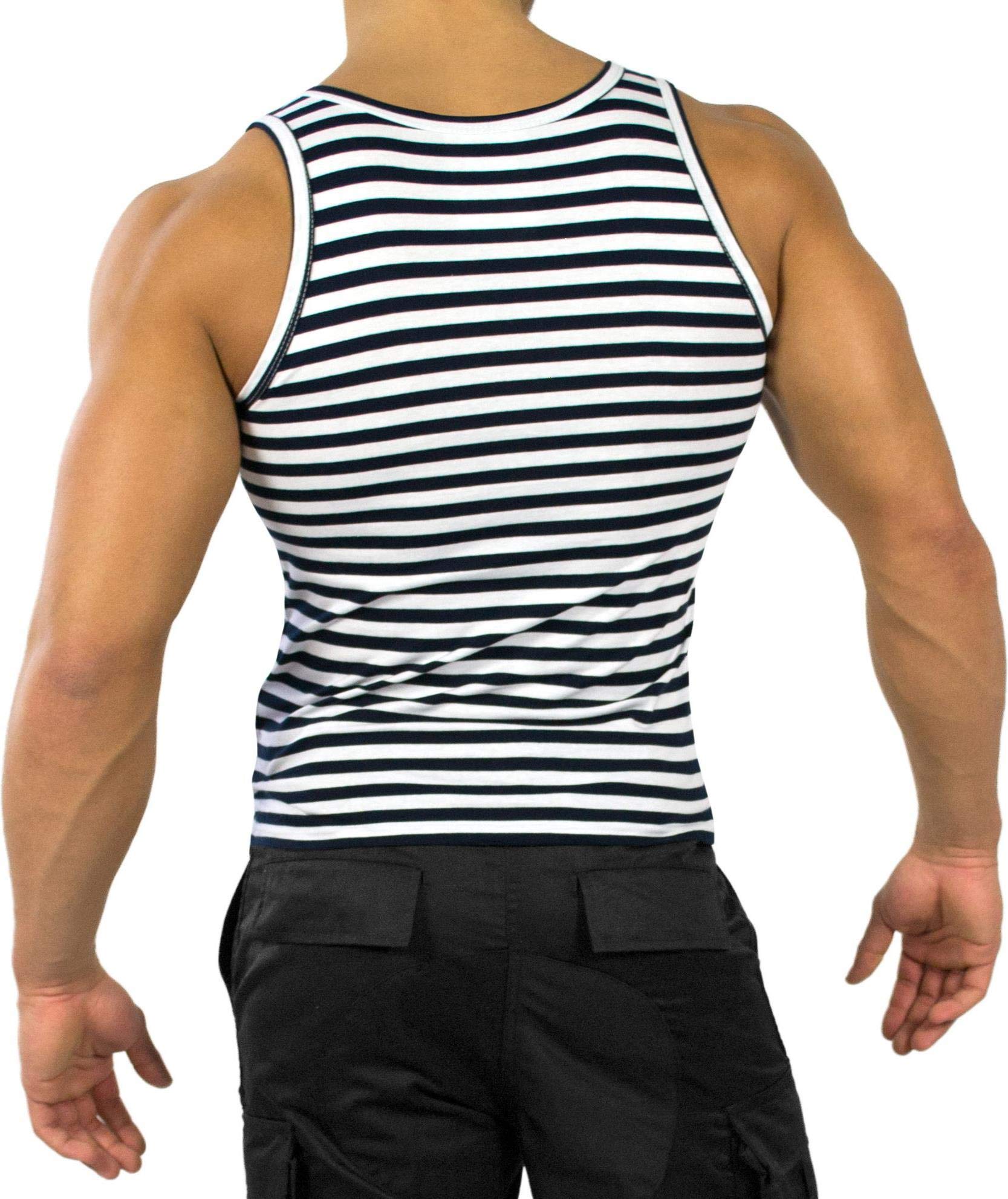 normani Russisches Marine Tank Top Rundhals S-XXL