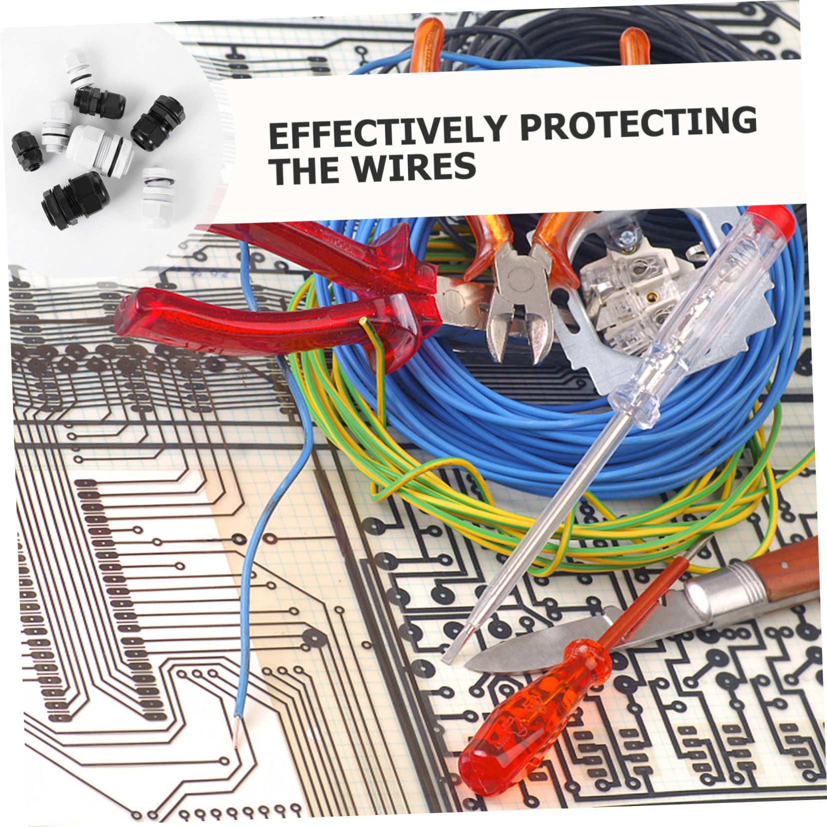 POPETPOP 40 Piezas Conjunto Conectores de Cable Estancos Accesorios para Empalmes Eléctricos Resistente al Agua Instalación