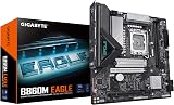 GIGABYTE B860M Eagle Carte mère - Processeurs Intel Core Ultra, VRM 6+1+2+1 Phases, jusqu'à 9066MHz DDR5, 1xPCIe 5.0 + 1xPCIe 4.0 M.2, LAN 2,5 GbE, USB 3.2 Gen 1 - 1