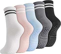 [girldate] ヨガソックス レディース 5足セット ピラティスソックス ヨガ靴下 滑り止め 靴下 通気性 吸湿性 スポーツソックス 約22.5cm-25.5cm