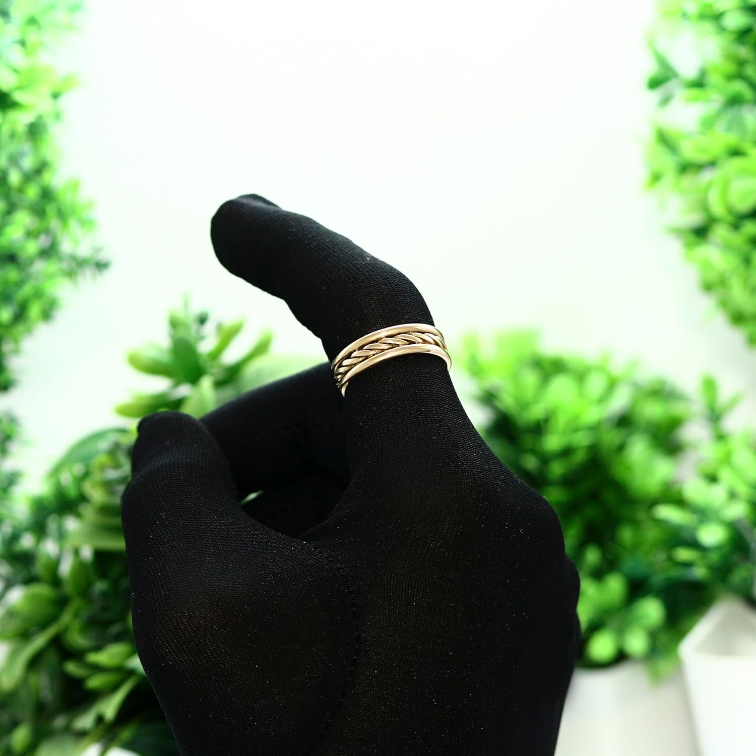 Pure Copper Classic Handmade Band Ring Gift Jewelry for Men and Women - Image 5