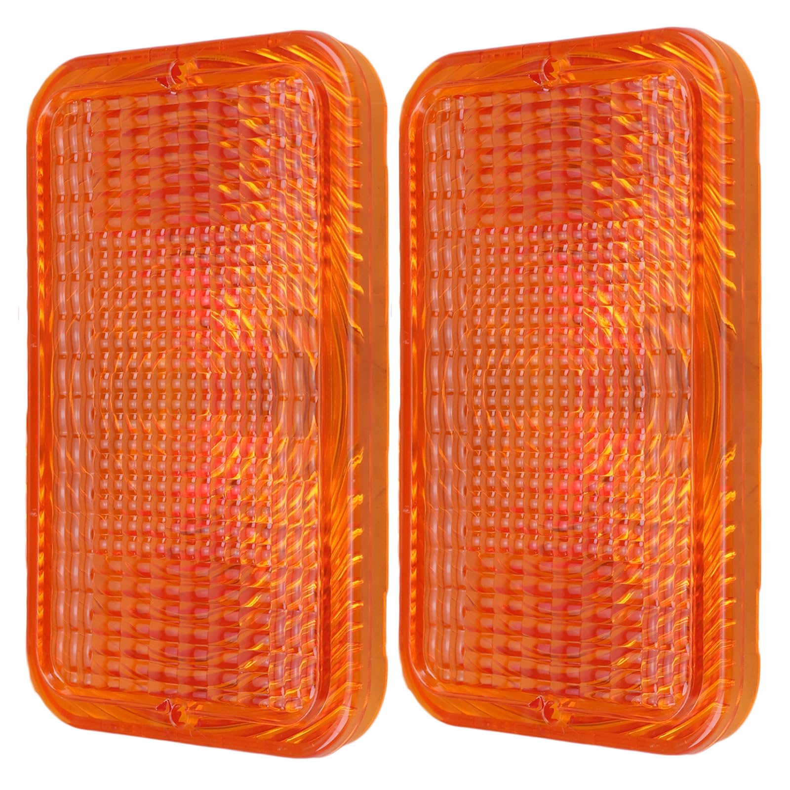 2X RE70020 Amber Lens
