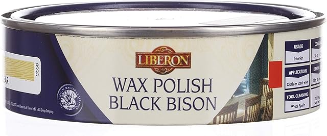 Liberon BBPWCL150 Wax Polish Black Bison Clear 150ml