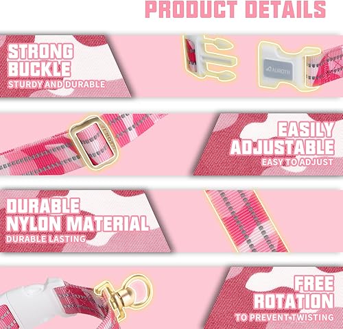 Miniatura 50 de Auroth Collar de perro Airtag, soporte ajustable para AirTag para perros medianos y grandes, soporte para collar de perro Airtag con anillo en D