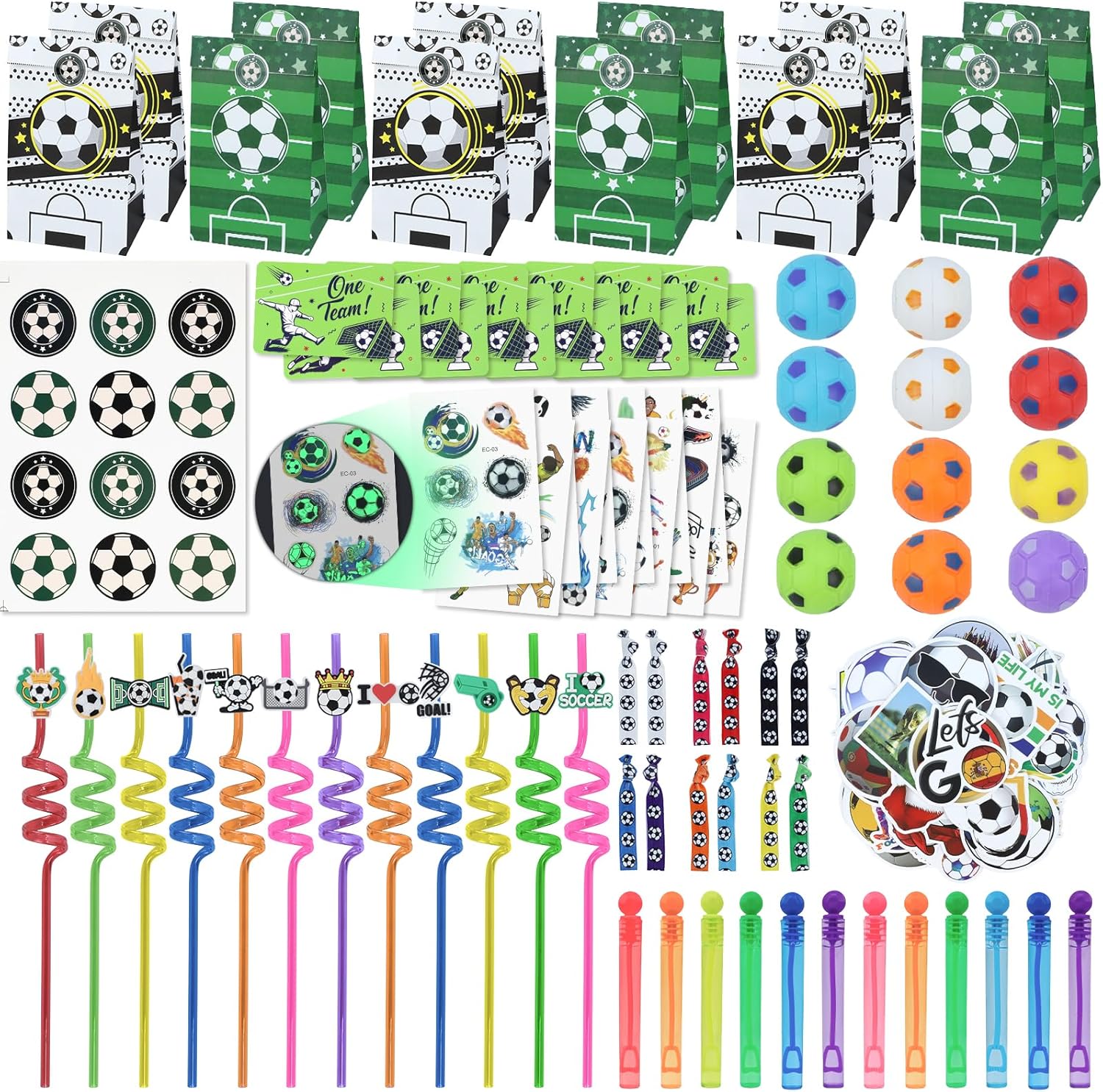Gifts2U Baseball Party Favors Supplies, 146 Pcs Baseball Themed Goodie Bags Stuffers with Bracelets, Tattoos, Stickers, Mini Ball and Cars Toys, Gifts Bulk for Team Kids Birthday Party