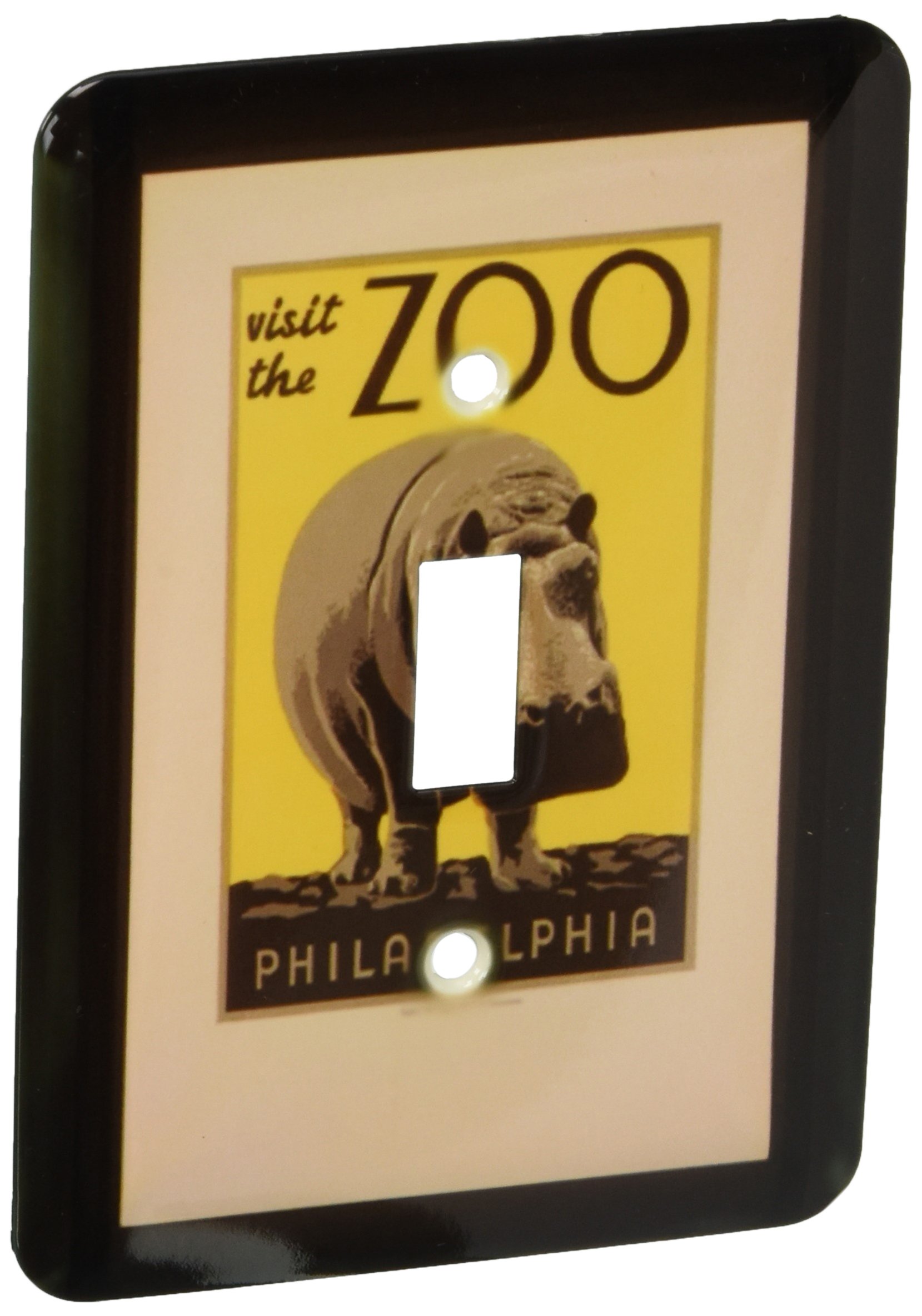 Wpa Zoo Poster 3dRose lsp_109103_1 interrupteur à bascule