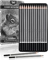 Vista 1 de Mr. Pen - Lápices de dibujo para dibujo, paquete de 14, lápices de grafito para lápices de dibujo