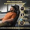 Dowinx Gaming Chair Ergonomic Faux Suede Gamer Chair Gaming Chair Adjustable Footrest and 3D Armrests 200 kg Load Capacity Office Chair with Silent Wheels Desk Chair Black