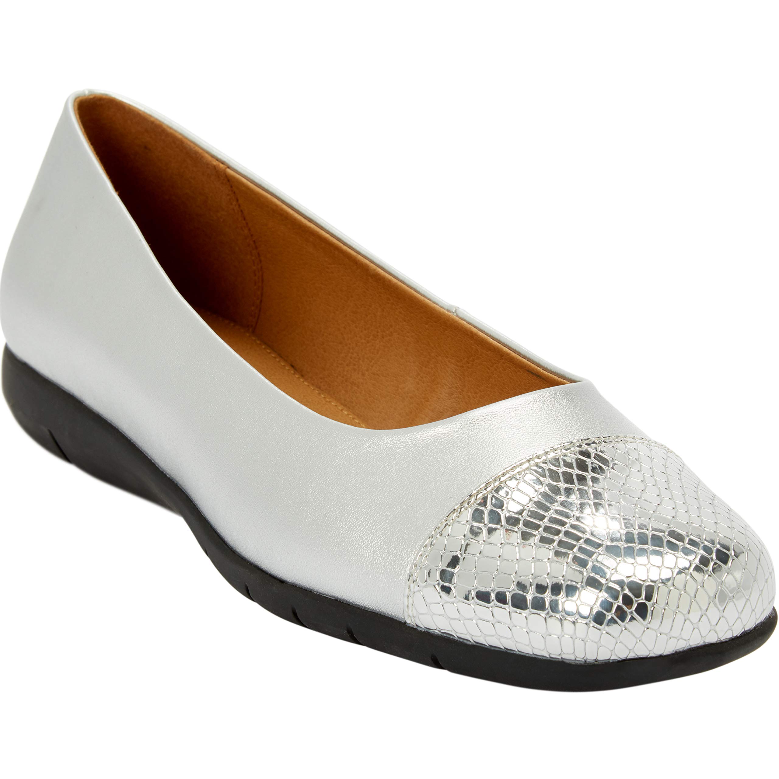 ComfortviewWomen's Wide Width The Fay Flat