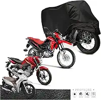 Capa Para Cobrir Moto em Couro Protetora Sol Chuva Granizo Não Risca P M G (G)