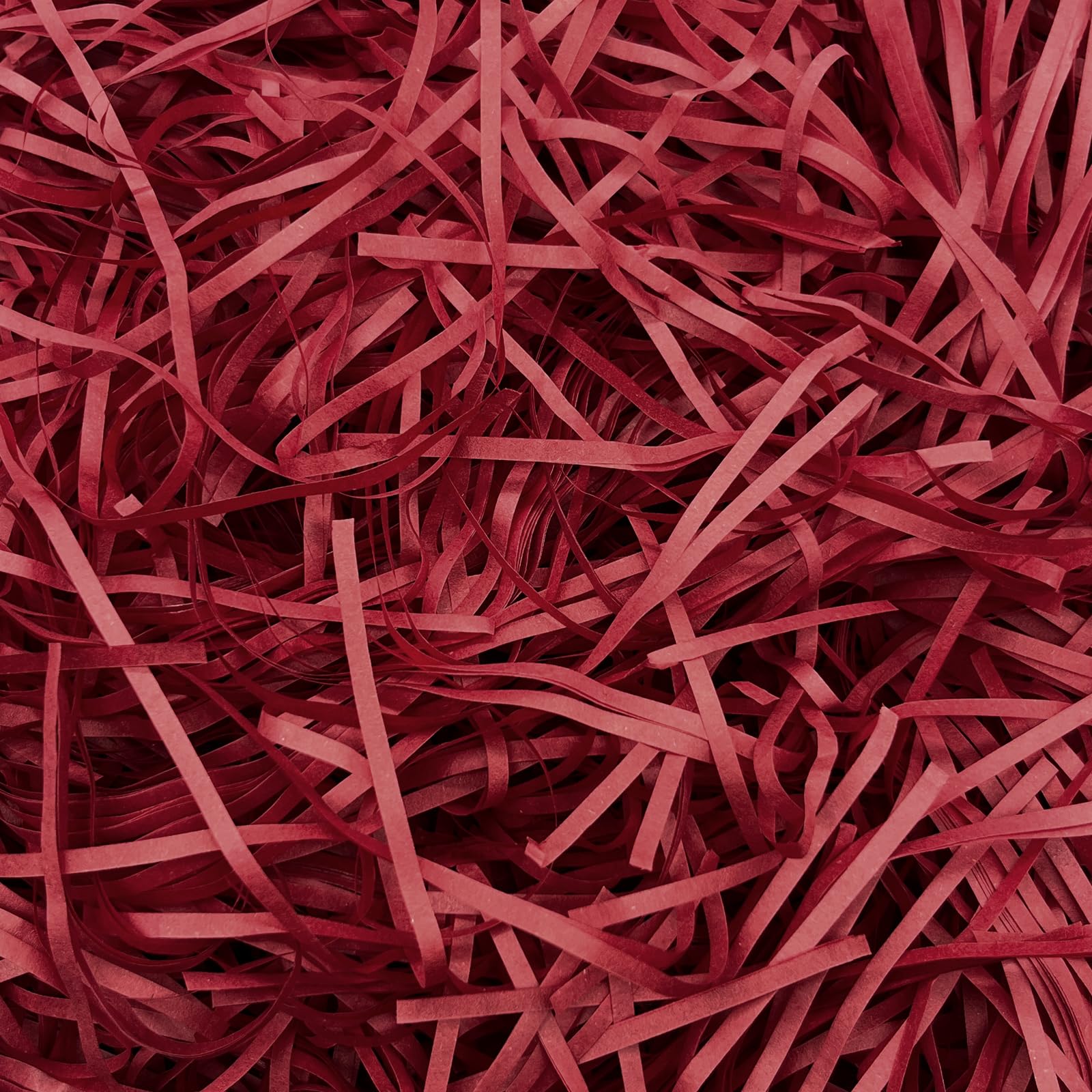 Tisspoms 2 LB Red Raffia Paper Shreds Filler, Raffia Grass Paper Shreds