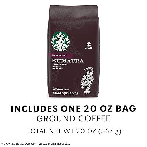 Vista 213 de Starbucks - Café molido tostado oscuro italiano, 100% Arábica, 18 onzas