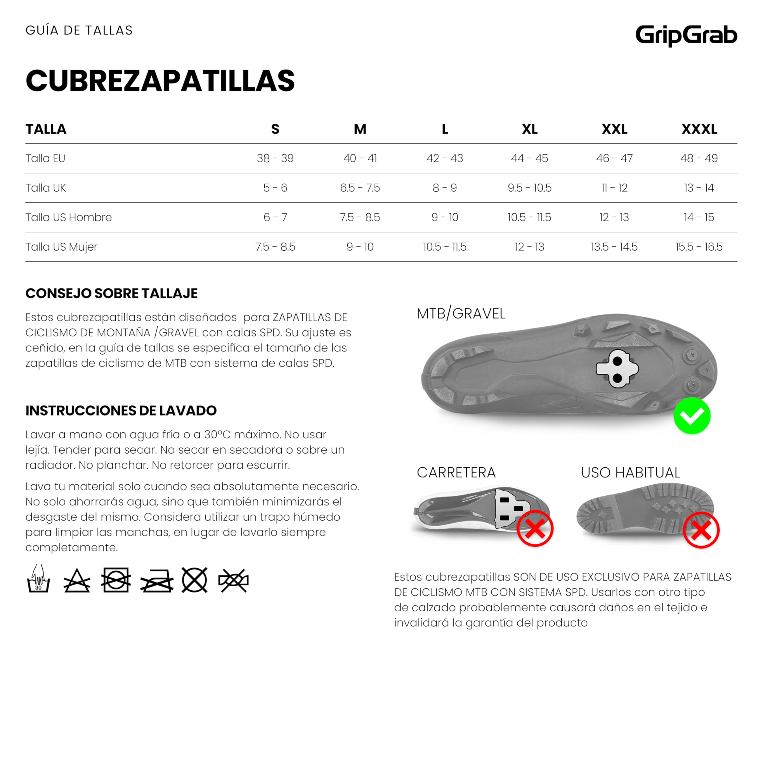 GripGrab Cubrezapatillas de Ciclismo RaceThermo X Neopreno 4mm Impermeables Cortavientos Invierno para Bicicleta MTB y Gravel