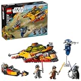 Star Wars&colon; Rebuild The Galaxy The Force Burner Snowspeeder Building Toy - 2 in 1 Pretend Play Set W&sol; 3 Minifigures for Kids&comma; Ages 7&plus; - Collectible Room Decor & Gift Idea for Boys & Girls - 75414