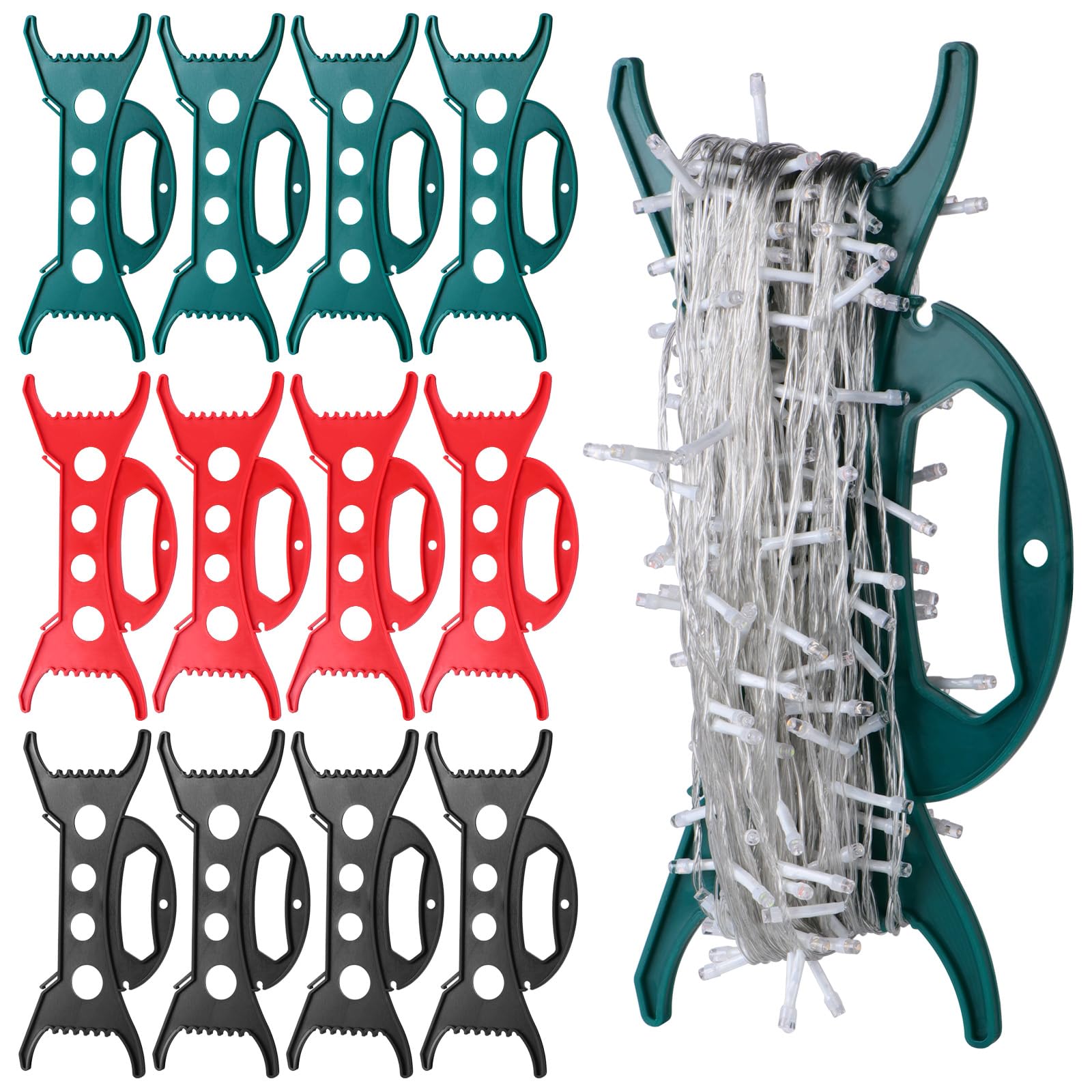 Amazon.com: 12PCS Christmas Light Storage Holder, Holiday Light ...