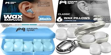 PQ 15 Wax Silicone Ear Plugs & PQ 6 Wax Silicone Ear Plugs