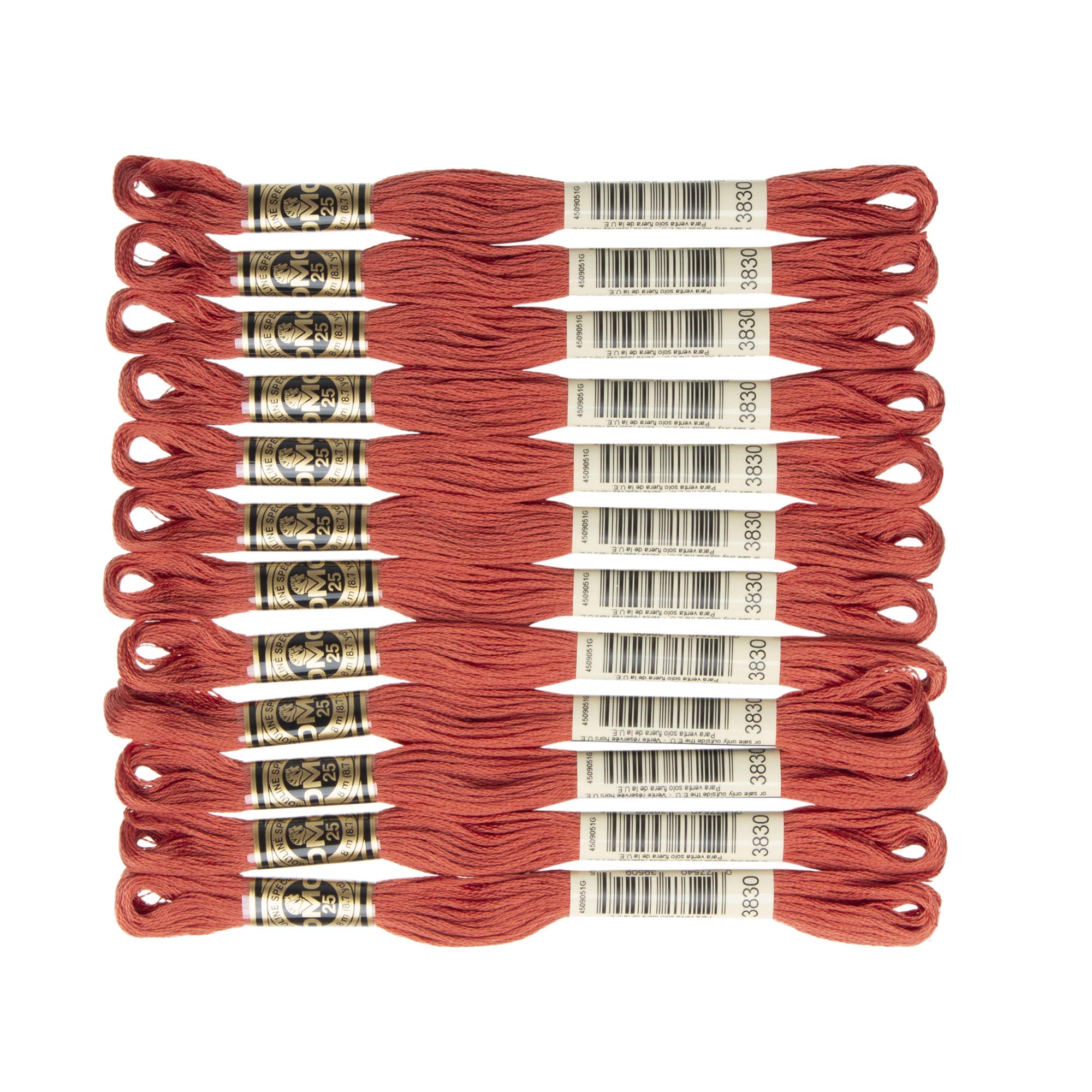DMC 6-Strand Embroidery Cotton Floss, Terra Cotta