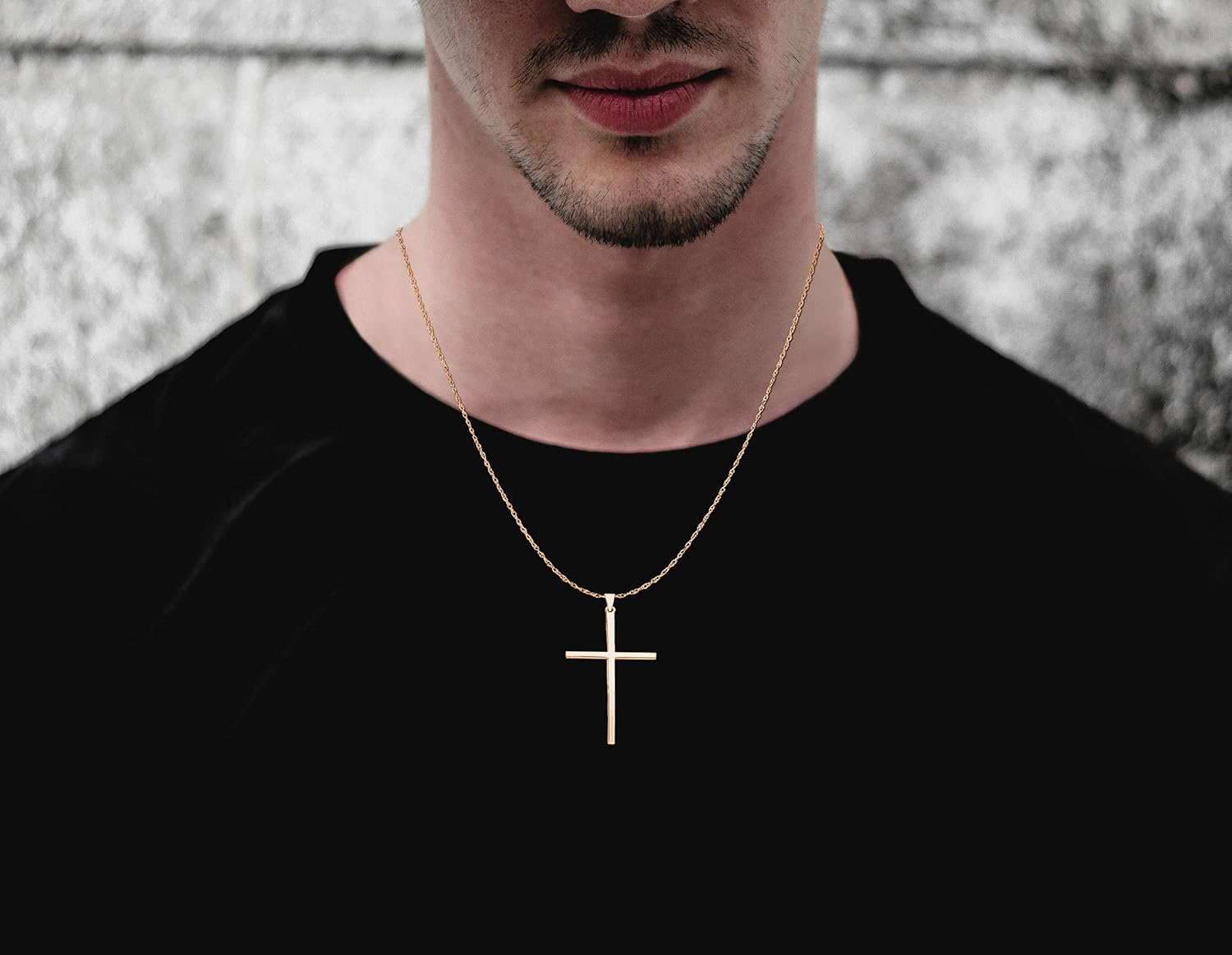 Savlano 925 Sterling Silver Solid Plain Cross Pendant Silver Rope Chain Necklace For Women & Men Religious Jewelry - Made in Italy Comes With a Gift Box - Image 5