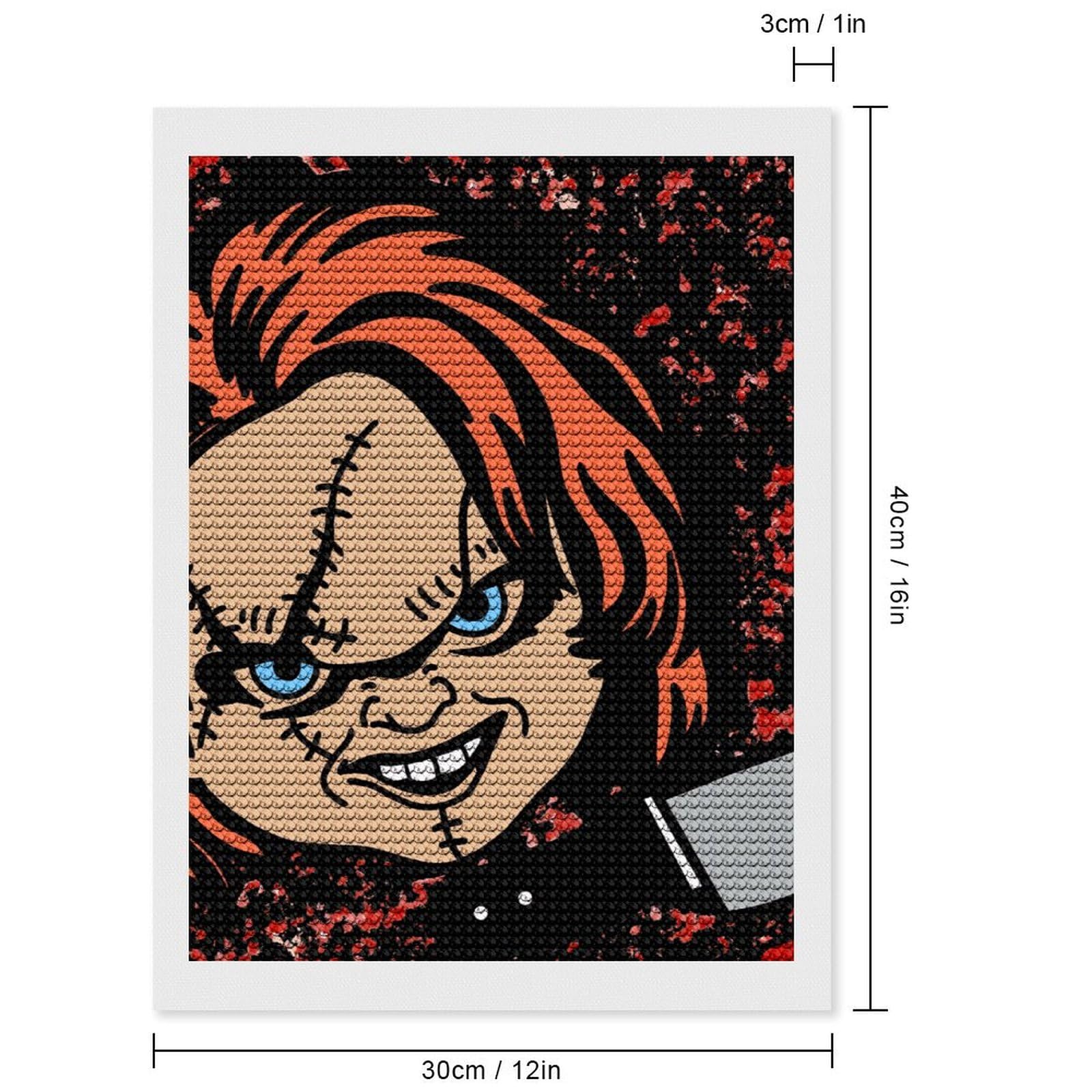 【モダン】チャーリー・チャップリン（サイコロ モザイクアート） モダン】チャーリー・チャップリン（サイコロ モザイクアート