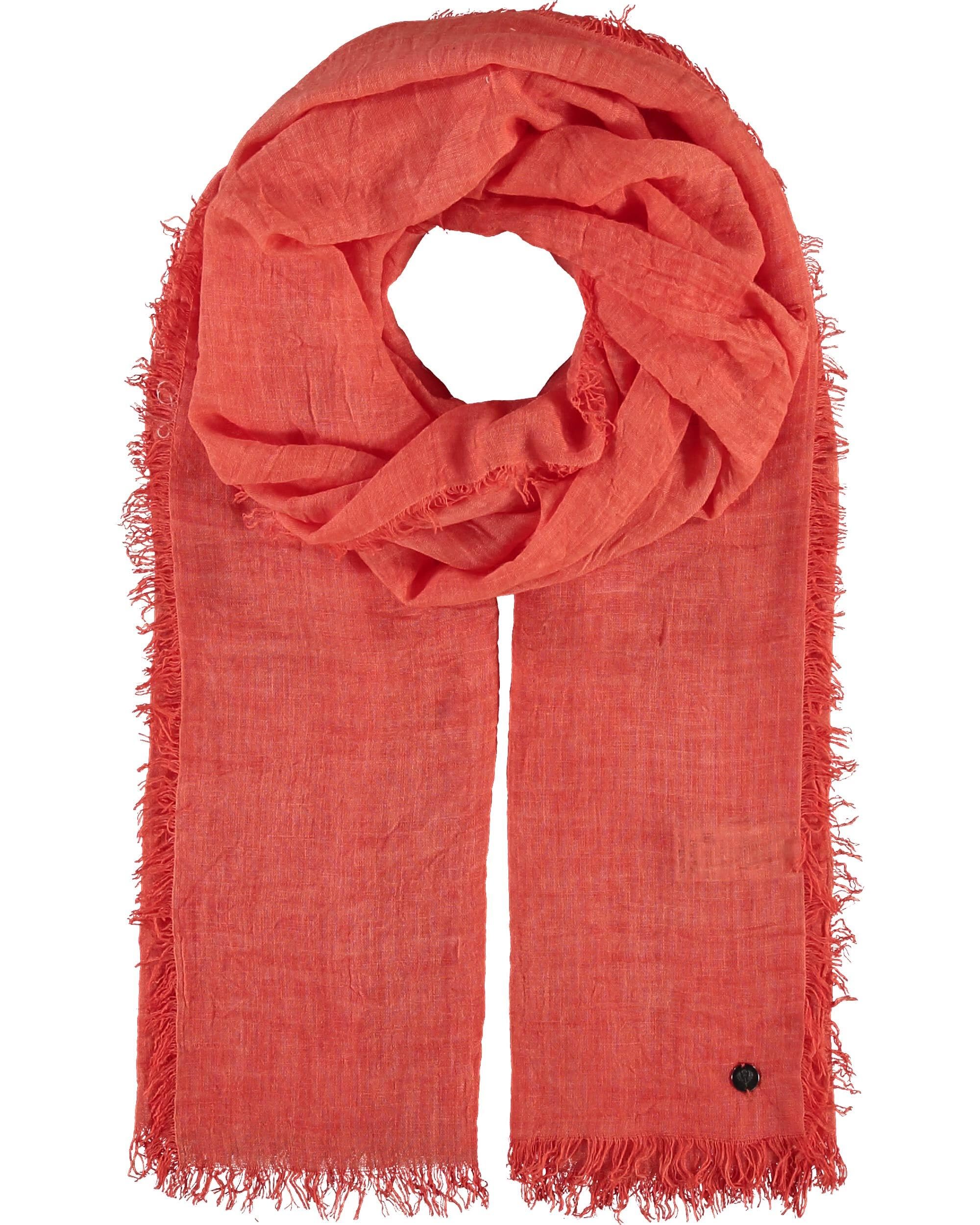 Fraas viscose blend stole for women - 50 x 190 cm - single-coloured lightweight scarf
