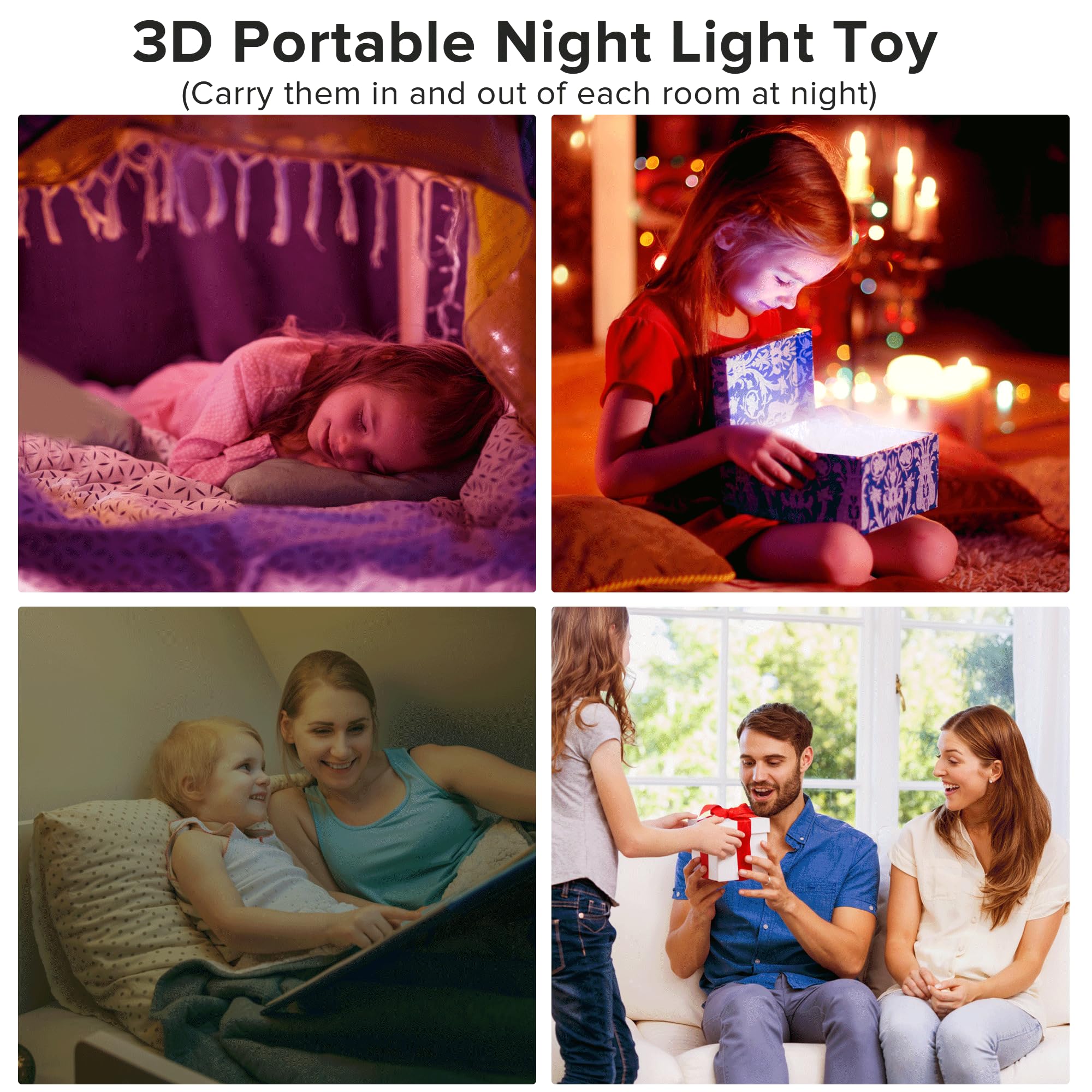 QQAAMZ Lampada Stitch -3D Led Acrylic Luce Notturna 16 Colori Tocco Con Telecomando,Luci Decorative Per La Stanza Dei Bambini,Regali Di Compleanno E Natale