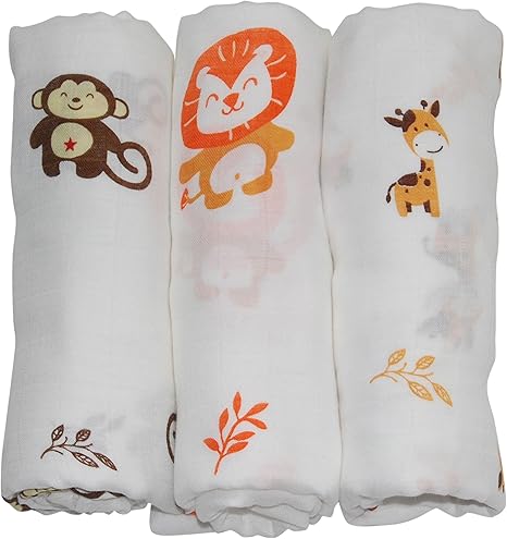 lion swaddle blanket