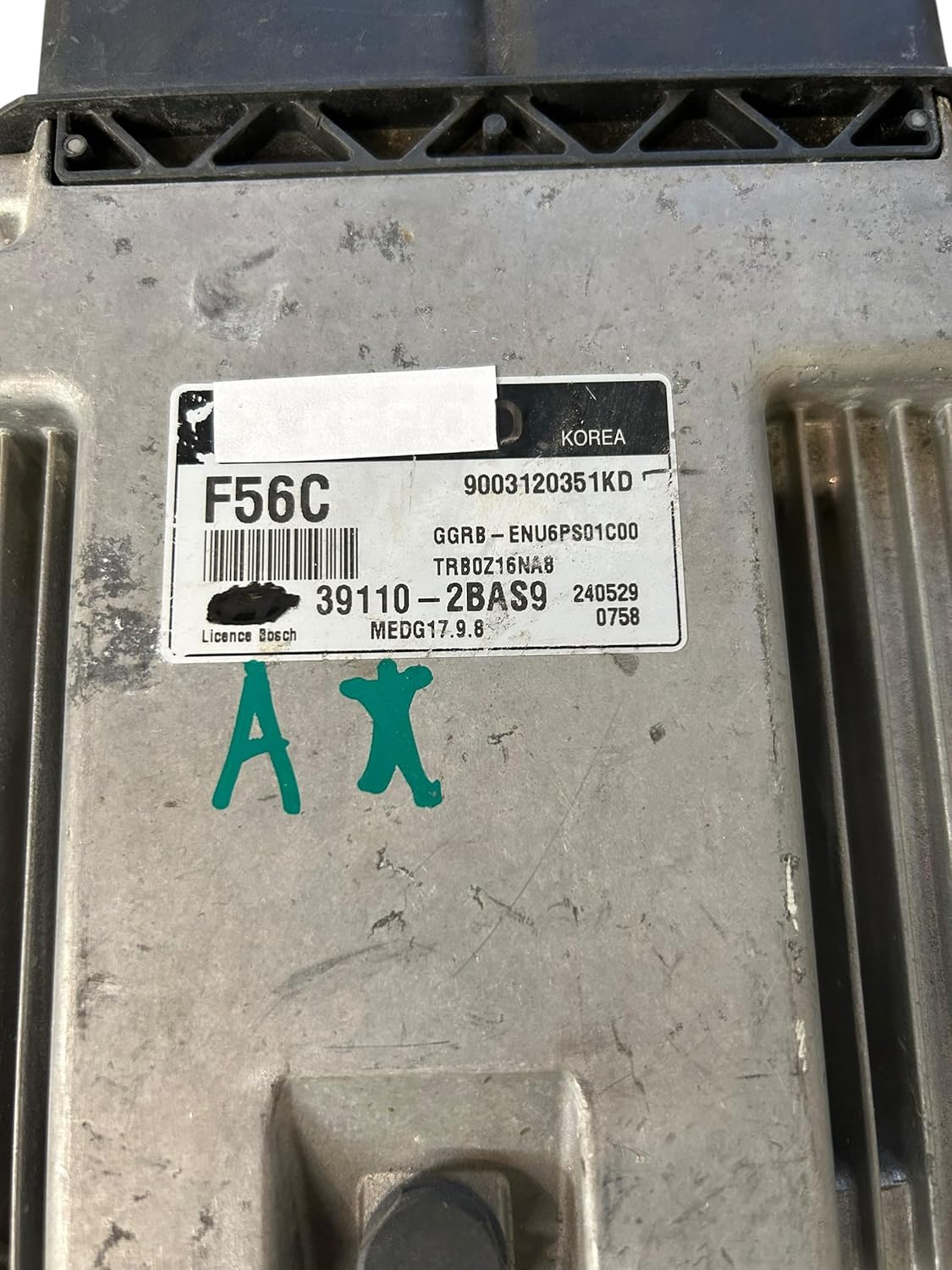 2012-2013-2014 Compatible with Hyundai Accent Engine Computer 39110-2BAS9 PCM ECM ECU OEM Used Need to Be Programmed