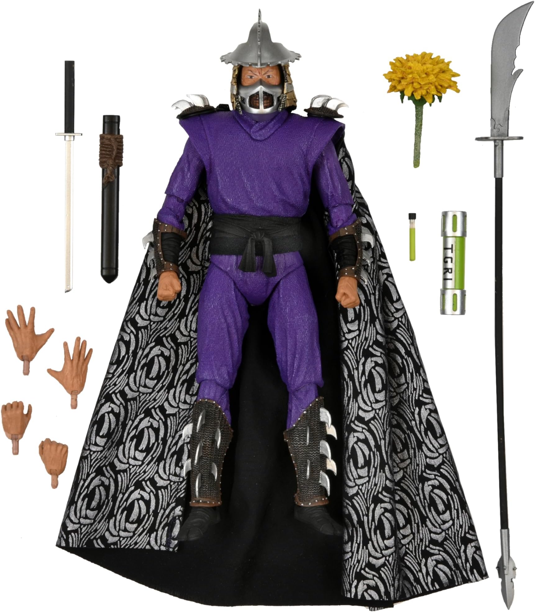 Official - Teenage Mutant Ninja Turtle 2 30th Anniversary Ultimate Shredder 7" Action Figure