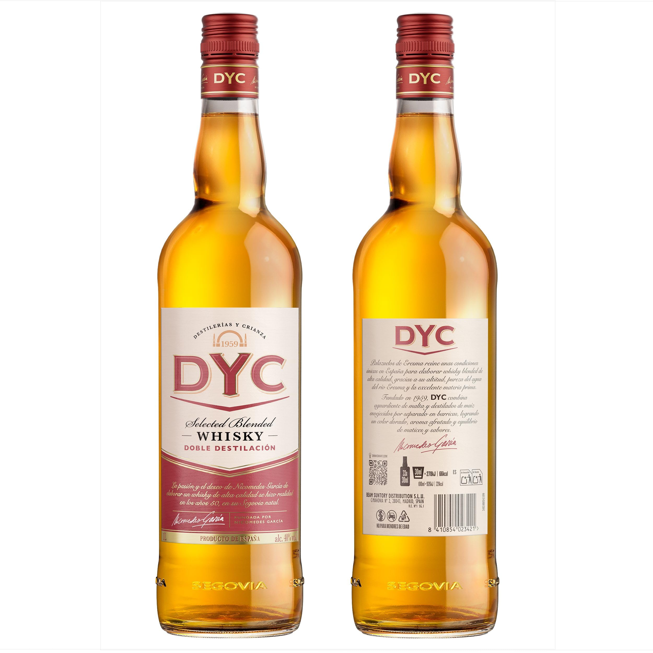DYC Doble Destilación Whisky Blended Español 1L