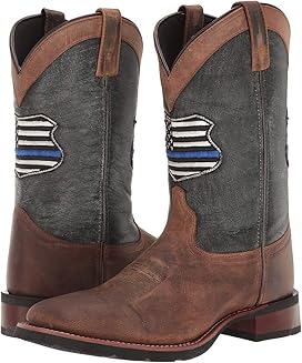 thin blue line western boots