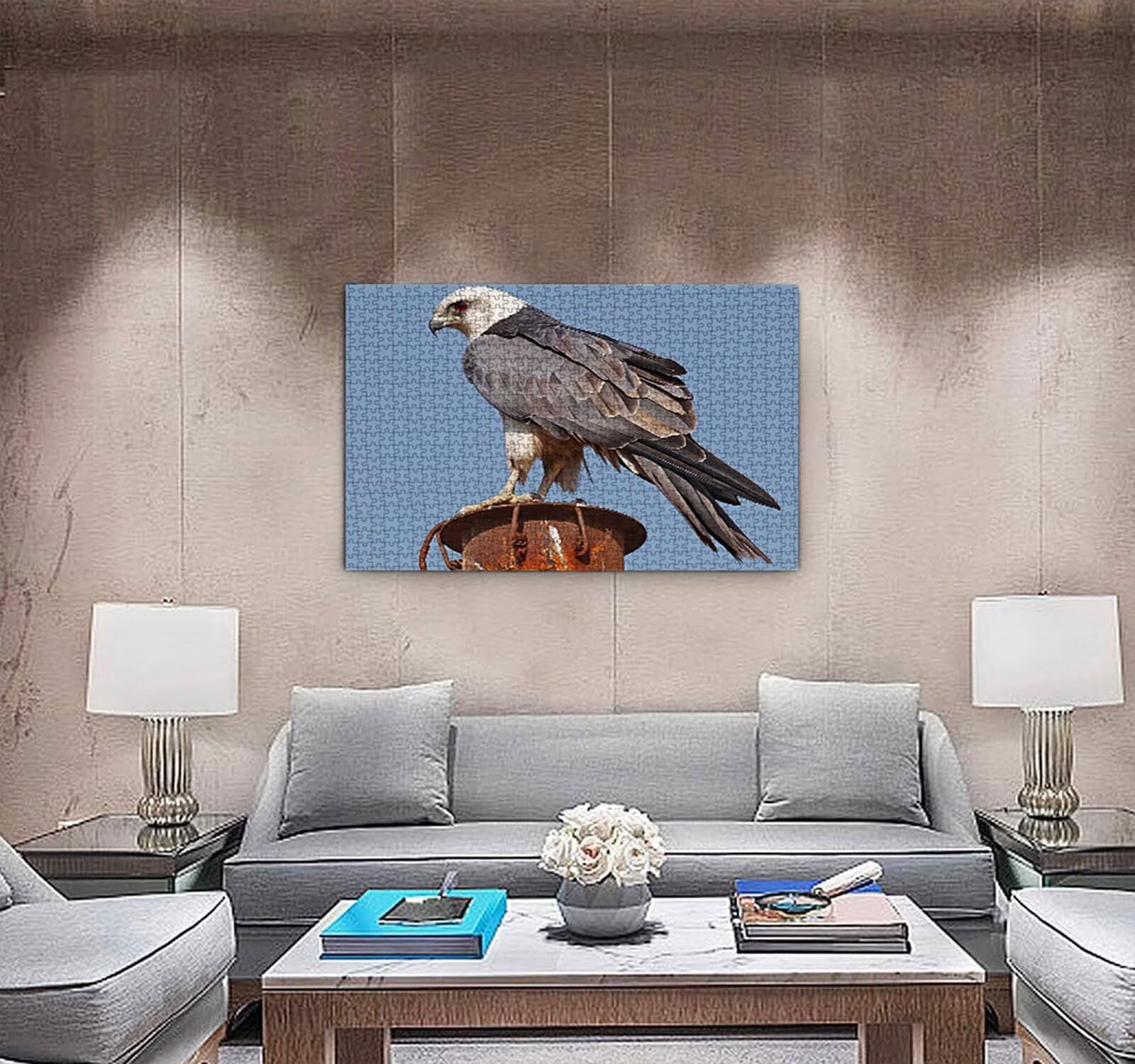 Puzzle 4000 sztuk, orzeł brązowy puzzle dla dorosłych gra edukacyjna puzzle dla dorosłych, zabawne, wymagające zajęcia rodzinne, dekoracja ścienna, prezenty R1KH-948