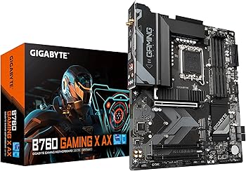 Amazon.com: GIGABYTE B760 Gaming X AX (LGA 1700/ Intel/ B760/ ATX