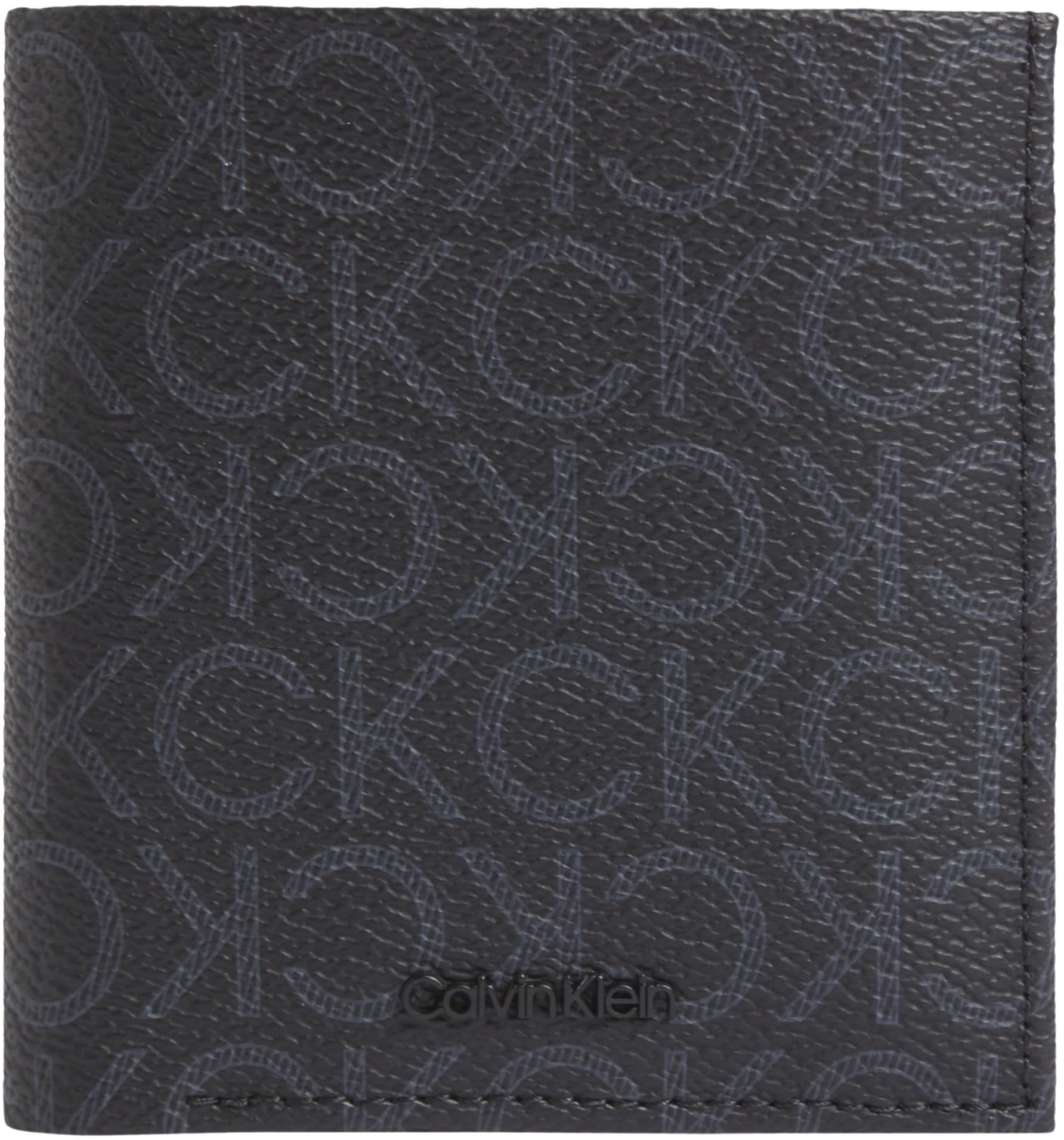 CK MUST MONO COMP TRIFOLD W COIN Erkek Cüzdan, Siyah, Tek Beden