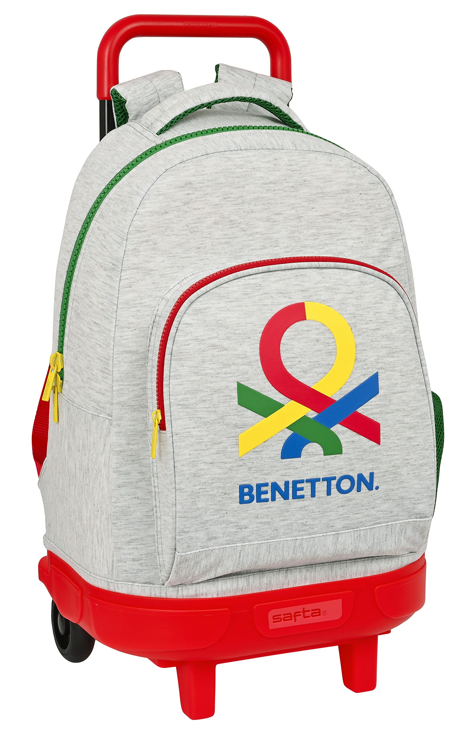 Safta MOCHILA GDE. C/RUEDAS COMPACT EXTRAIBLE BENETTON "POP"