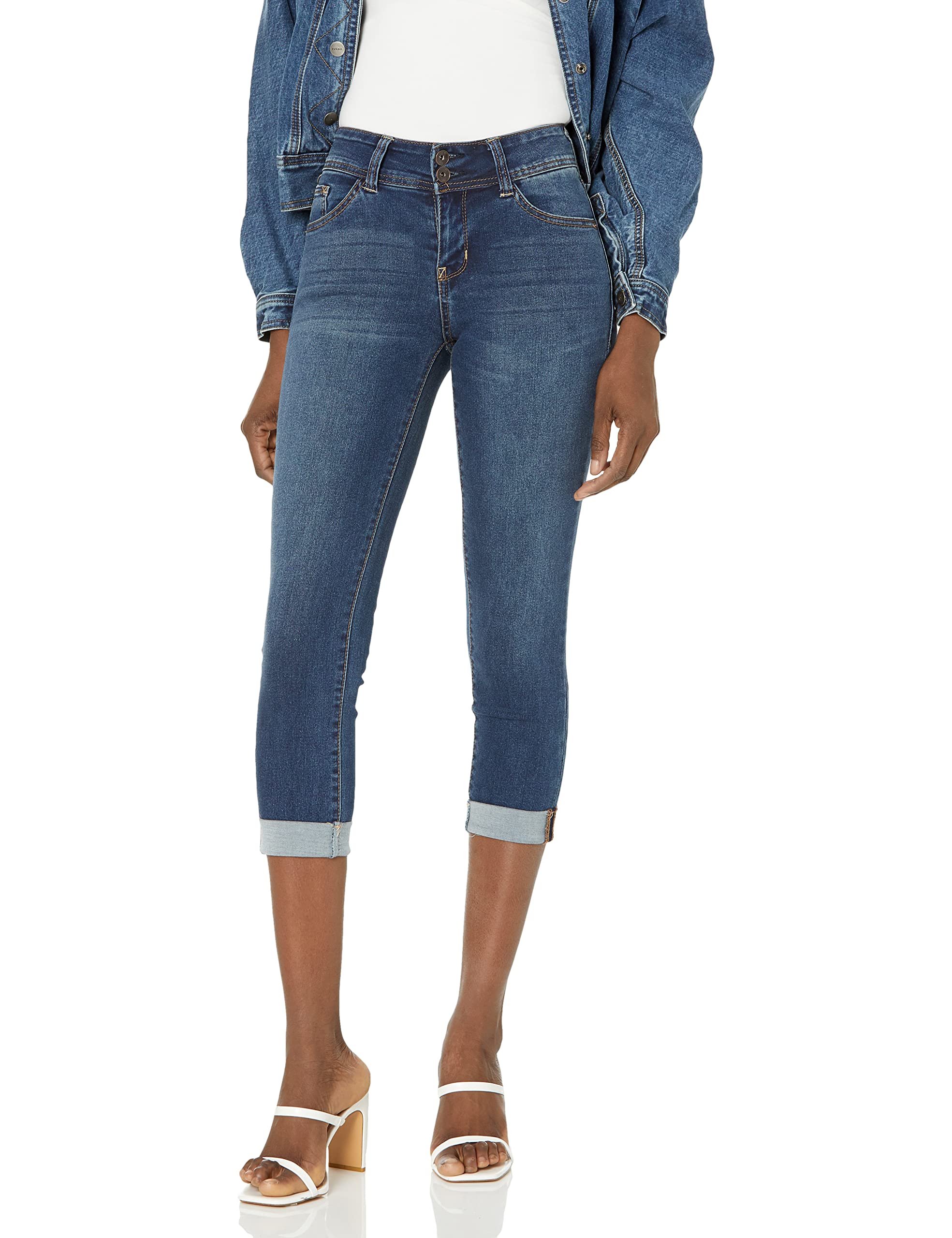 WallFlowerWomen's Ultra Crop Mid-Rise Insta Soft Juniors (Standard and Plus)