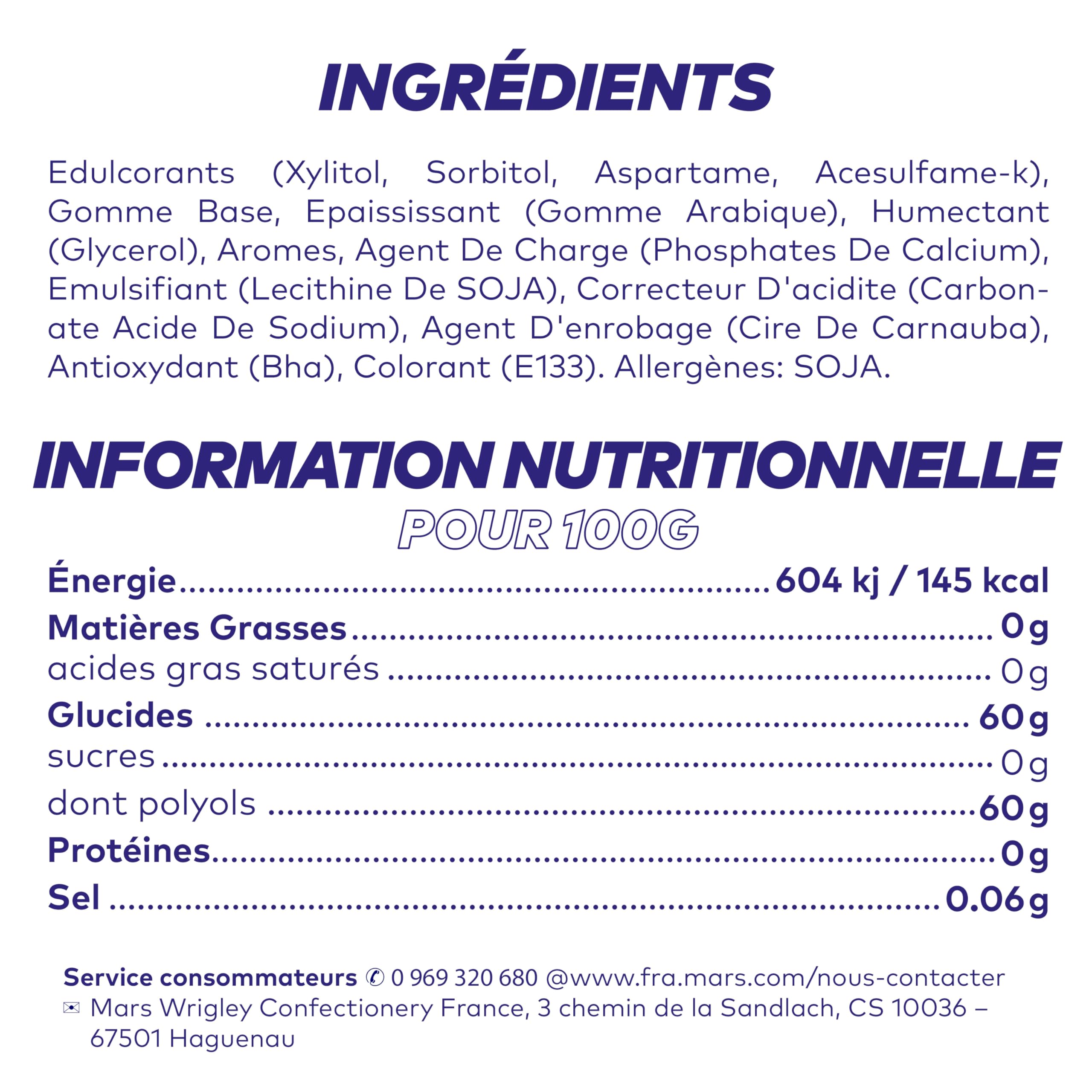 FREEDENT WHITE Chewing Gum Sans Sucre Goût Menthe Verte 30 Paquets 300 Dragées 420g