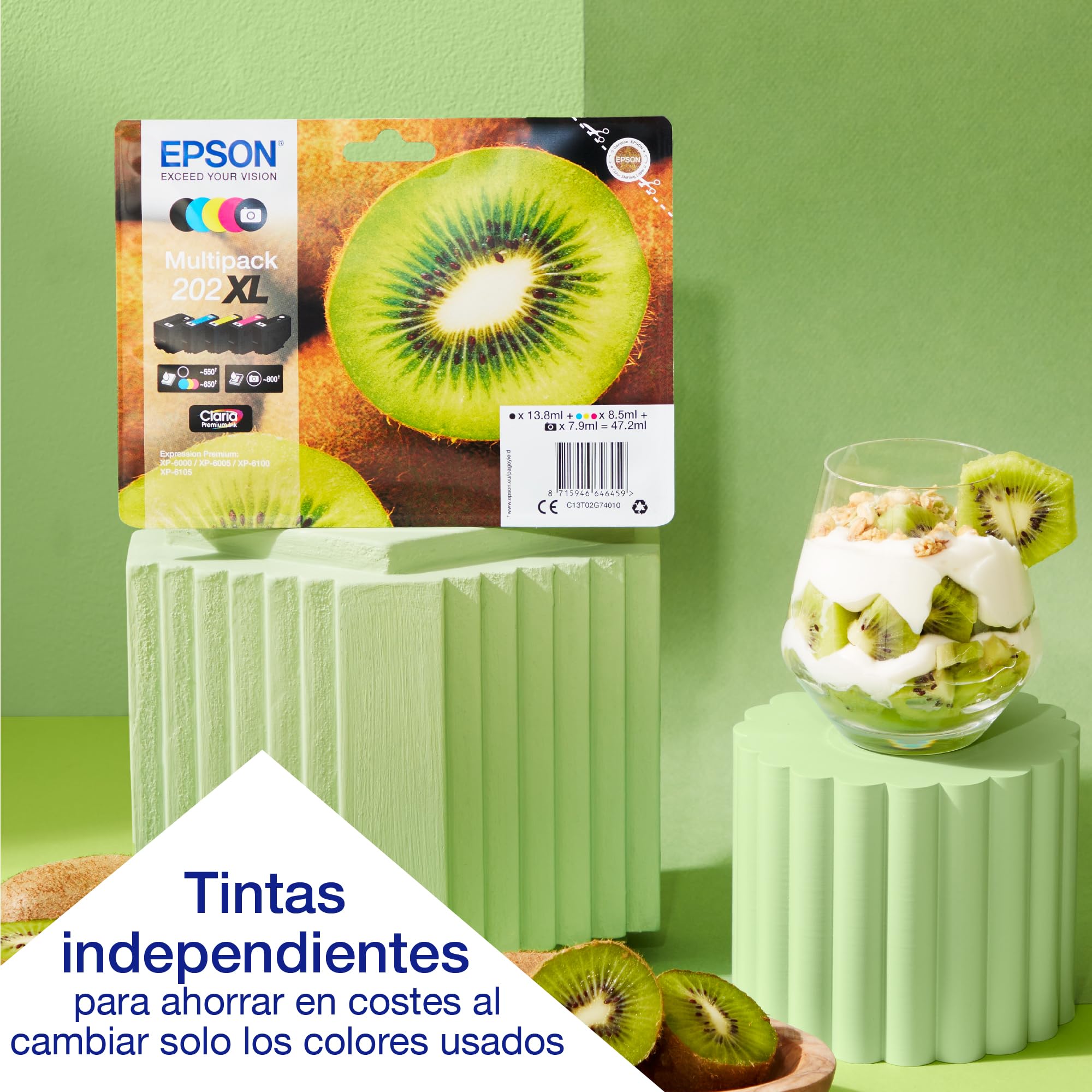 Epson Impresora de inyección de Tinta multifunción Expression Premium XP‑6100 A4 con conectividad inalámbrica