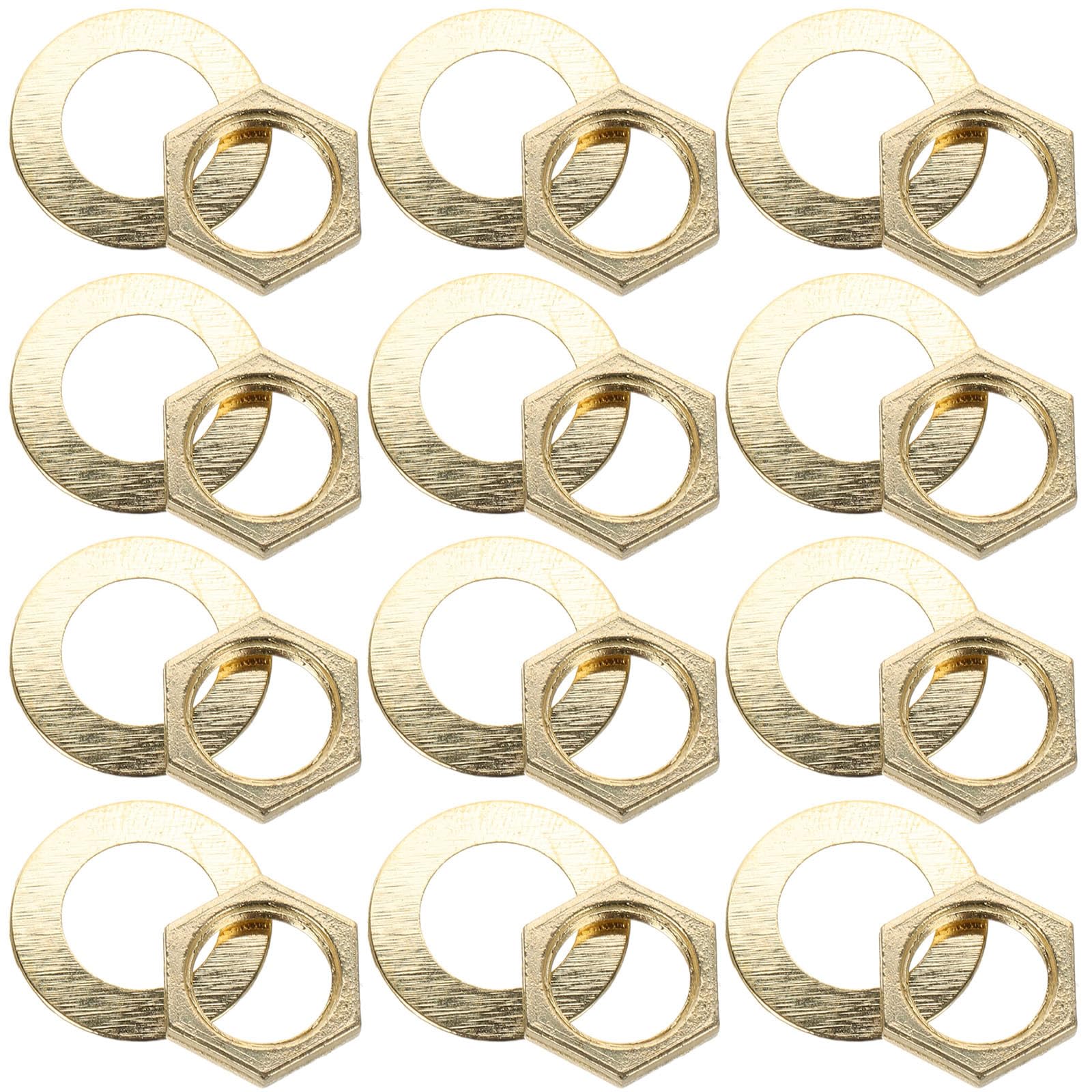 ABOOFAN 1set Diy Clock Kit Replacement Mechanism with Washers and Nuts Quartz Clock Repair Parts for Easy Assembly Compatible with Various Wall Clocks