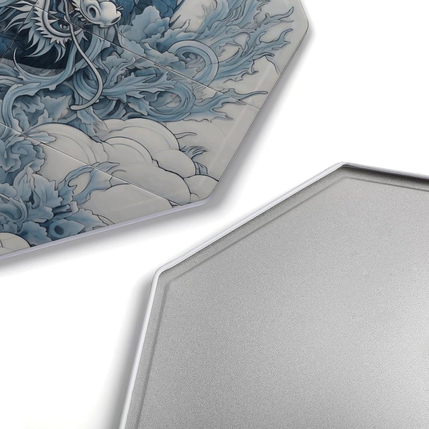 Ctagon Metal Sign for Home, Modern Display Plate for Kitchen, Dragon Pattern Plates Accent Hanging Wall Decorations 3PCS for Living Room, Bedroom, Hallway, Hotel