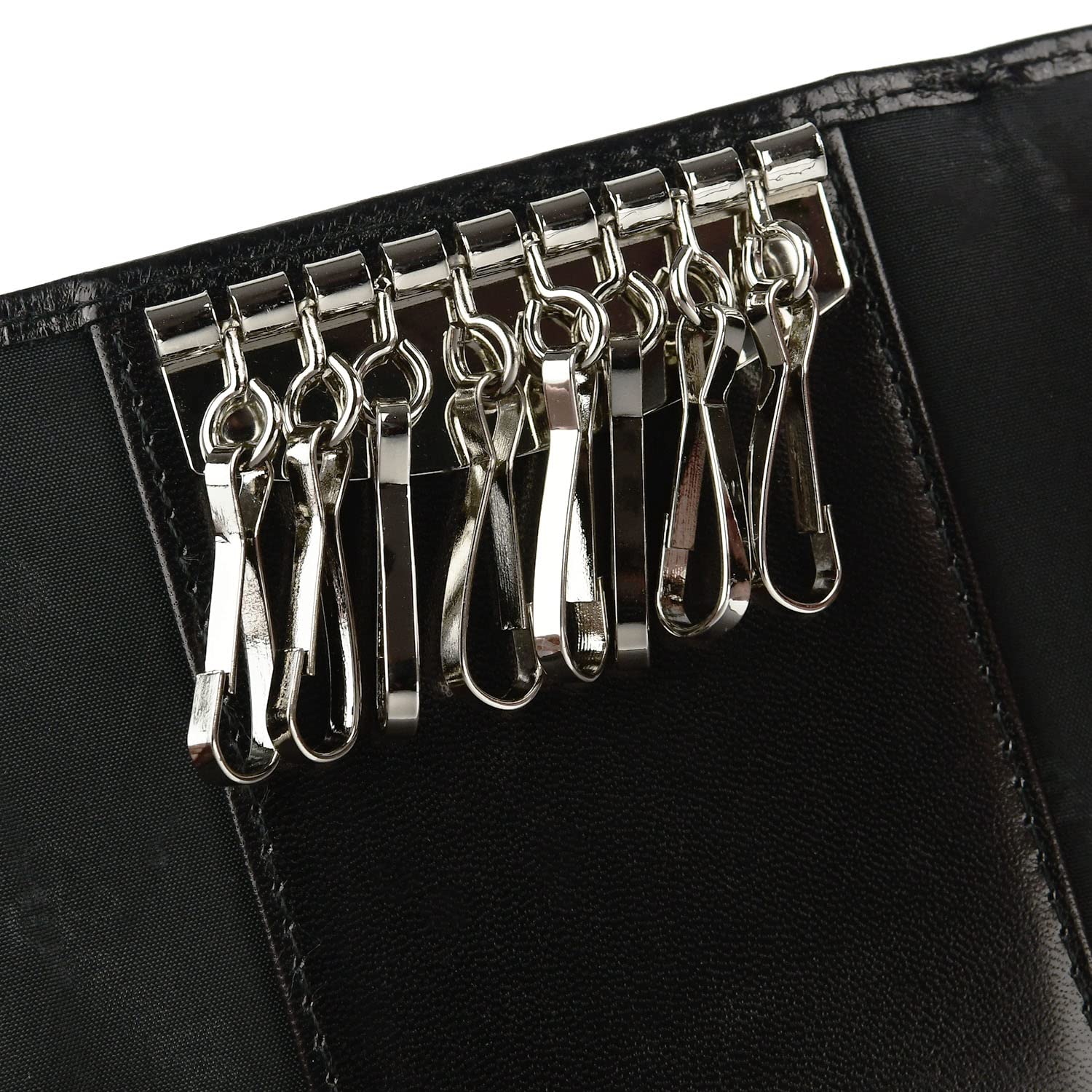 CONTE MASSIMO Porte-clés pour Homme et Femme en Cuir Véritable Sans Boîte